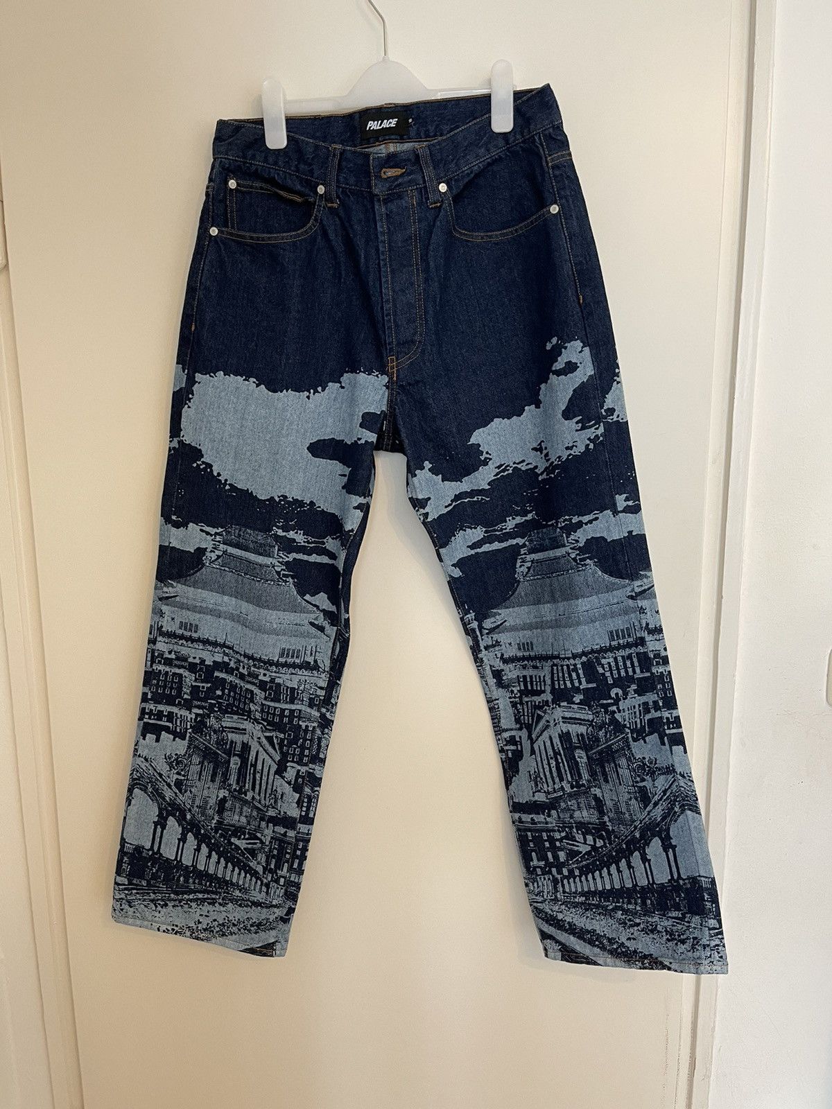 image of Palace Baggie Jeans „Mega Palace“ Us 30 (S) in Blue, Men's