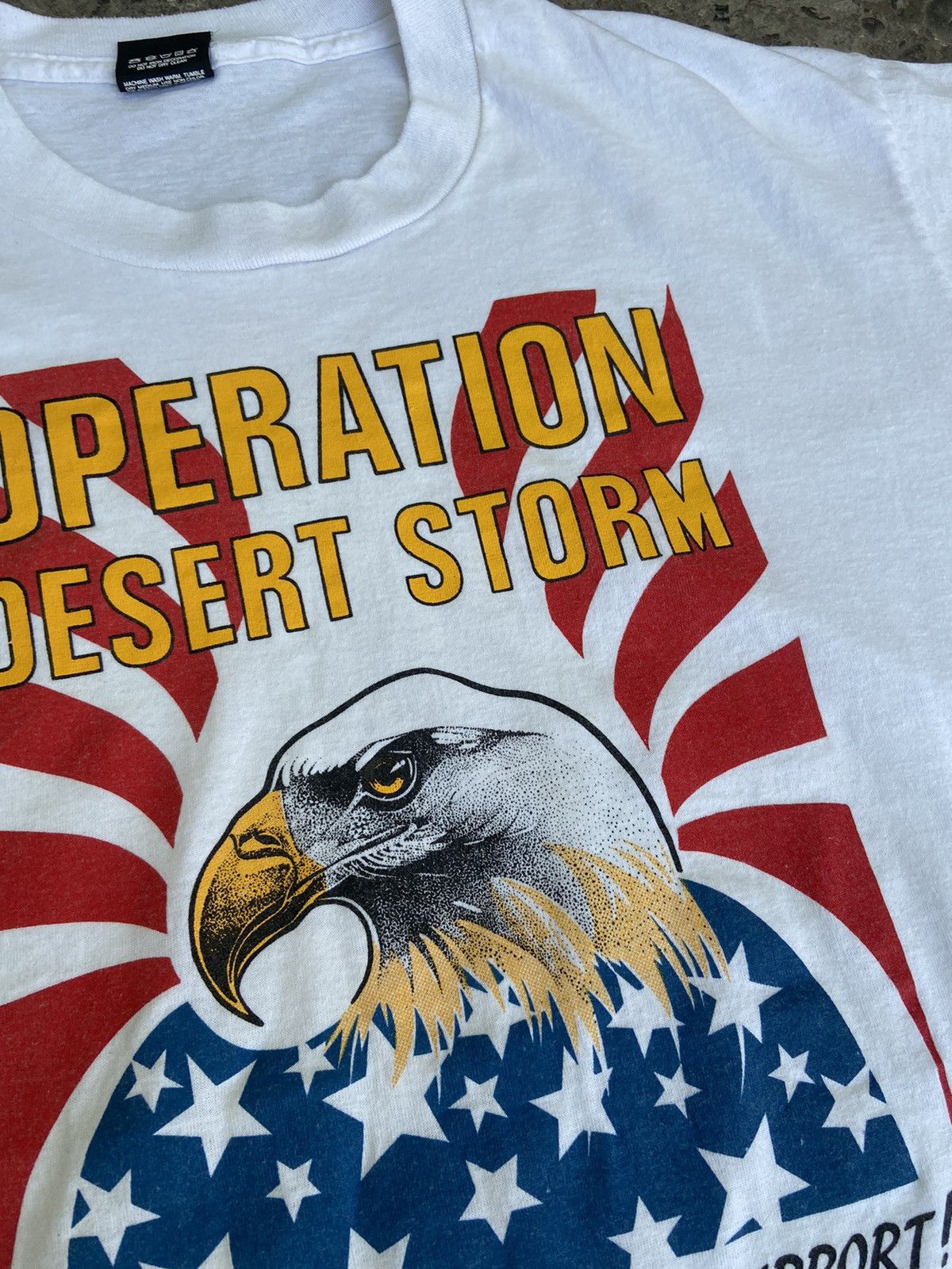 Vintage Vintage operation desert storm t shirt Size US XL / EU 56 / 4 - 6 Thumbnail