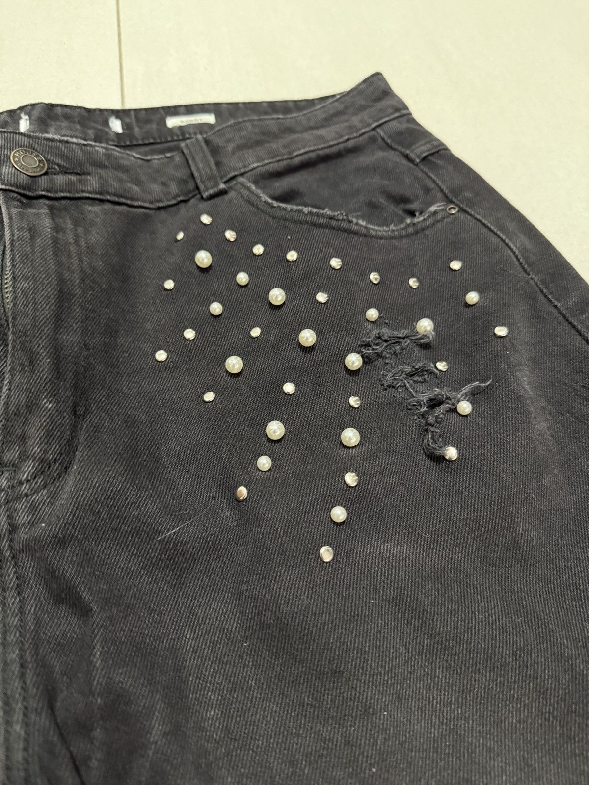 Other Custom pearlized baggy jeans Size US 34 / EU 50 - 2 Thumbnail