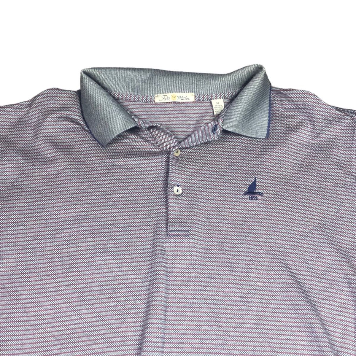 Peter Millar Peter Millar Mutilcolor Striped Polo Shirt Adult Size XL Size US XL / EU 56 / 4 - 2 Thumbnail