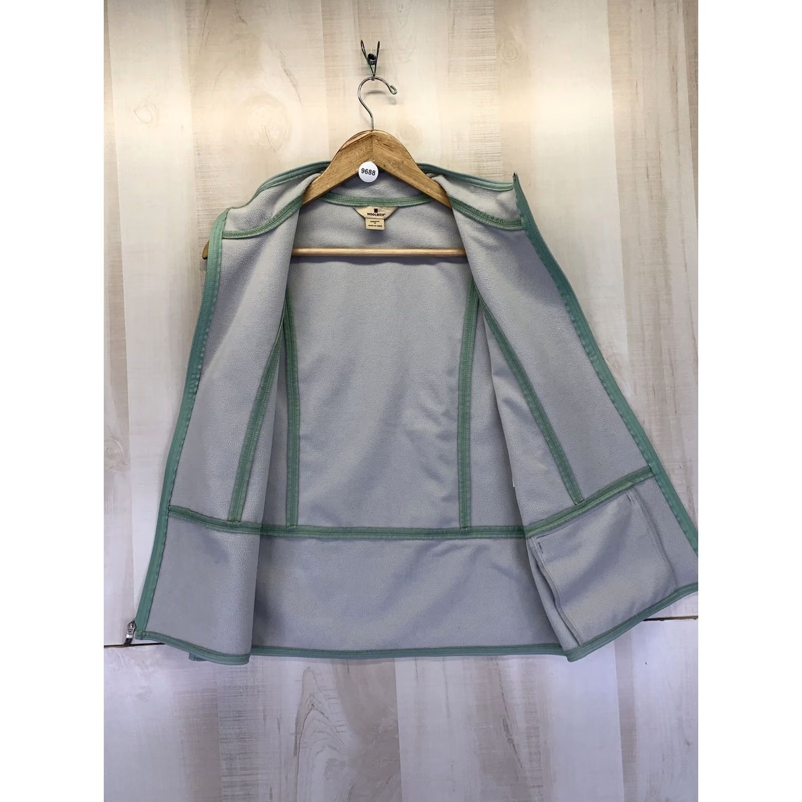Vintage VINTAGE Woolrich Vest Womens M Green Full Zip Fleece Lined Patina Size M / US 6-8 / IT 42-44 - 7 Thumbnail