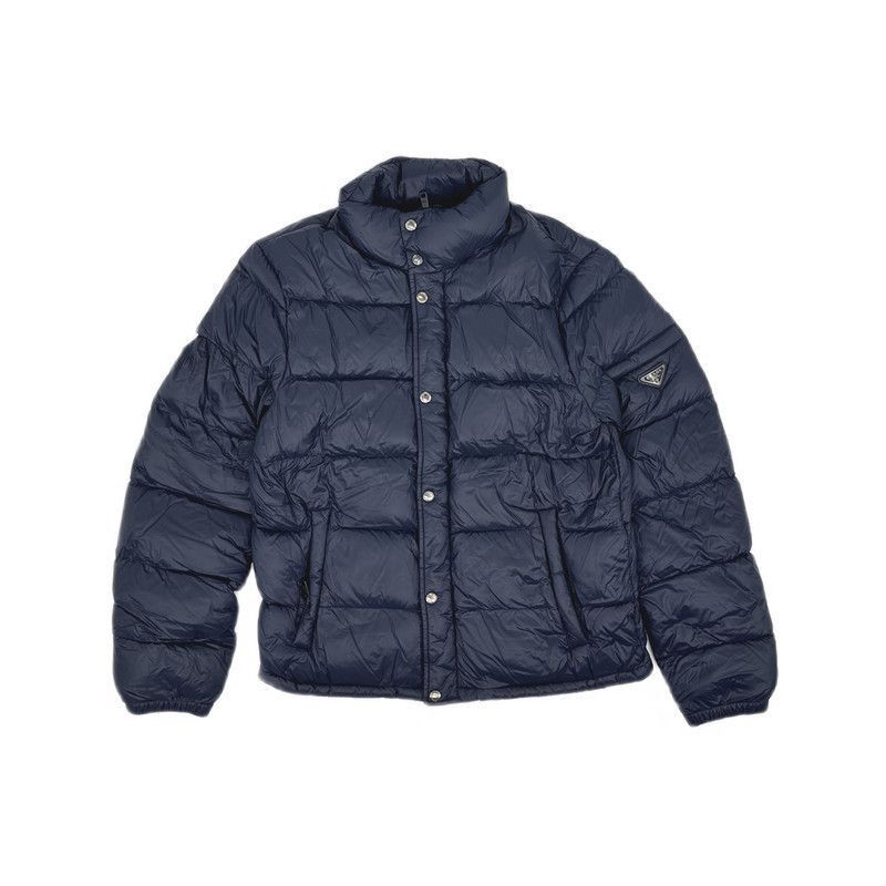 Prada Prada Navy Blue Long Sleeve Down Jacket-2506 Size US L / EU 52-54 / 3 - 8 Thumbnail