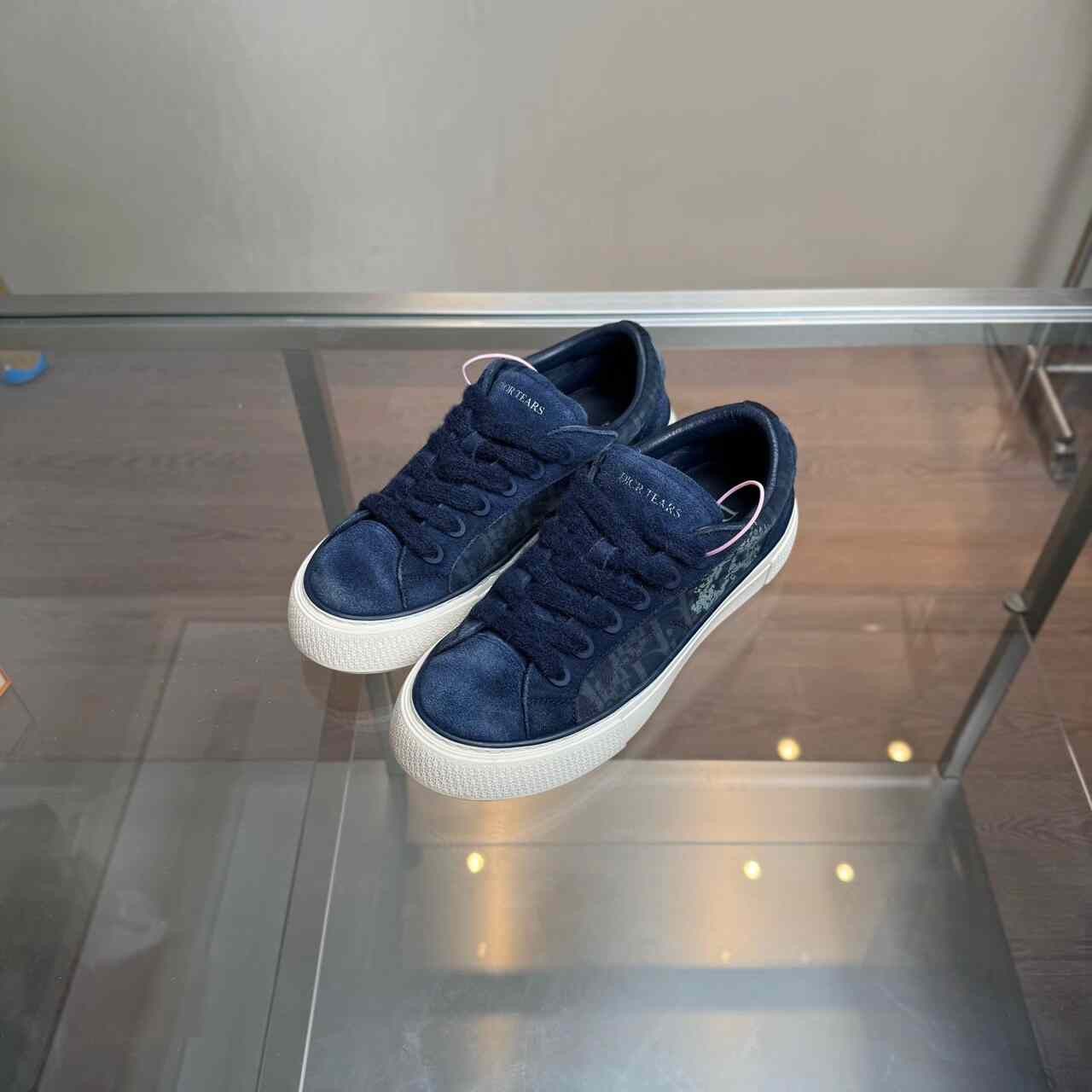 Dior Dior Denim Blue Lowtop Sneakers 33 Men Size US 5 / EU 37 - 1 Thumbnail