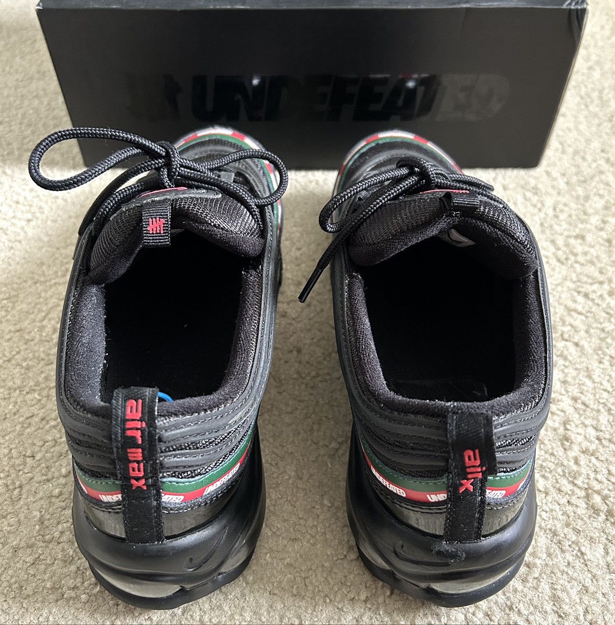 Nike × Undefeated Undefeated x Nike Air Max 97 OG “Black” Size US 8.5 / EU 41-42 - 5 Thumbnail