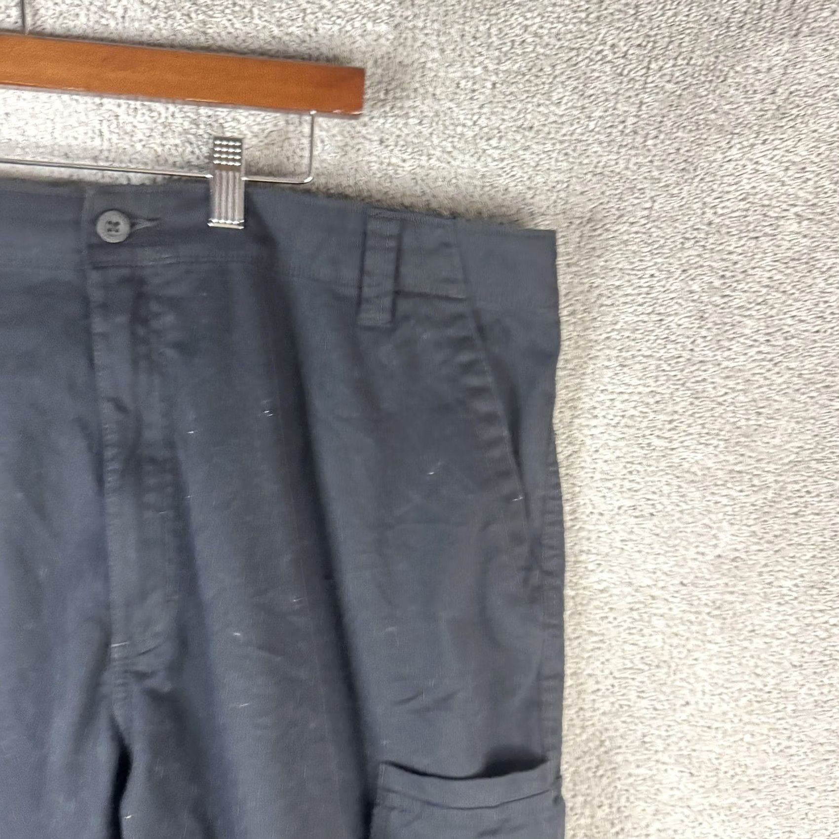 Wrangler Wrangler Cargo Pants Mens 42x30 Black Relaxed Fit Stretch Canvas Workwear Casual Size US 42 / EU 58 - 3 Thumbnail