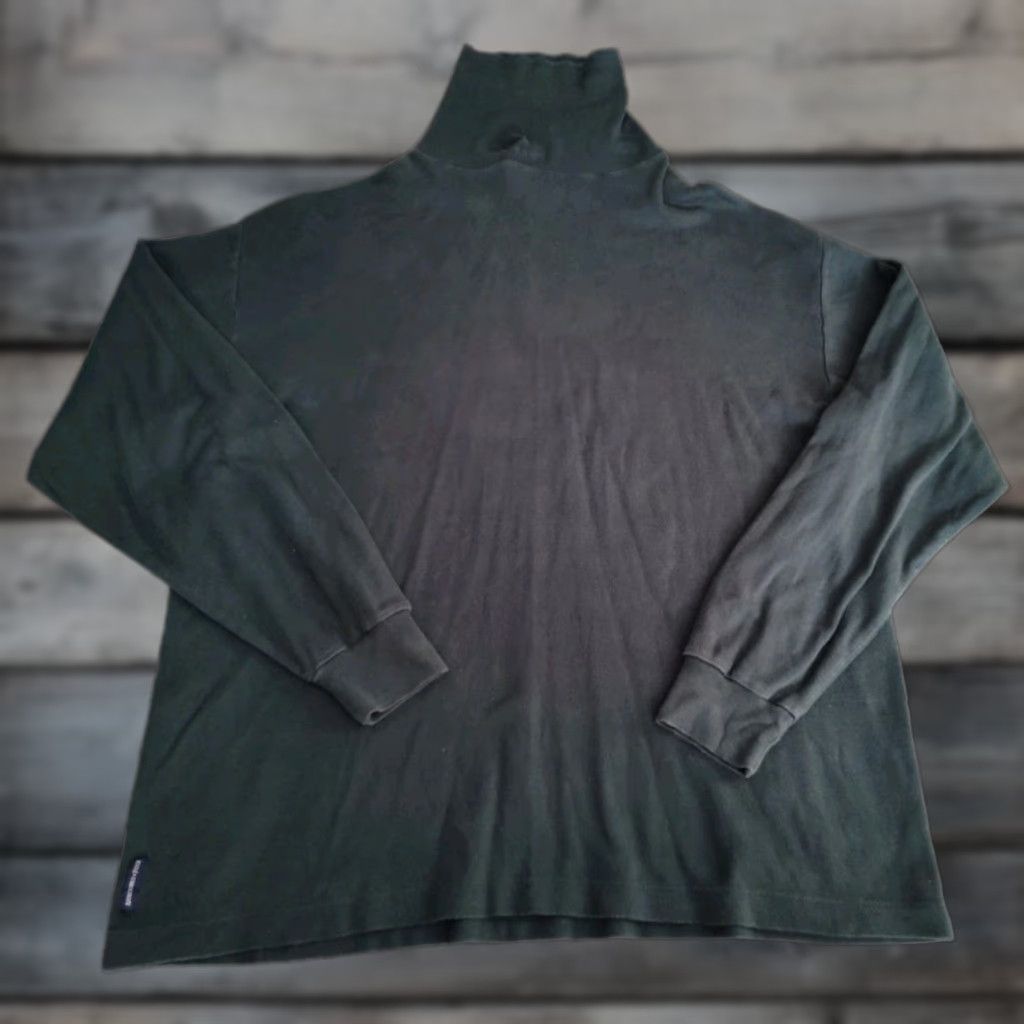 Abercrombie & Fitch Abercrombie & Fitch Vintage Country Clothes Mens Long Sleeve Green Turtleneck Shirt L Size US L / EU 52-54 / 3 - 1 Thumbnail