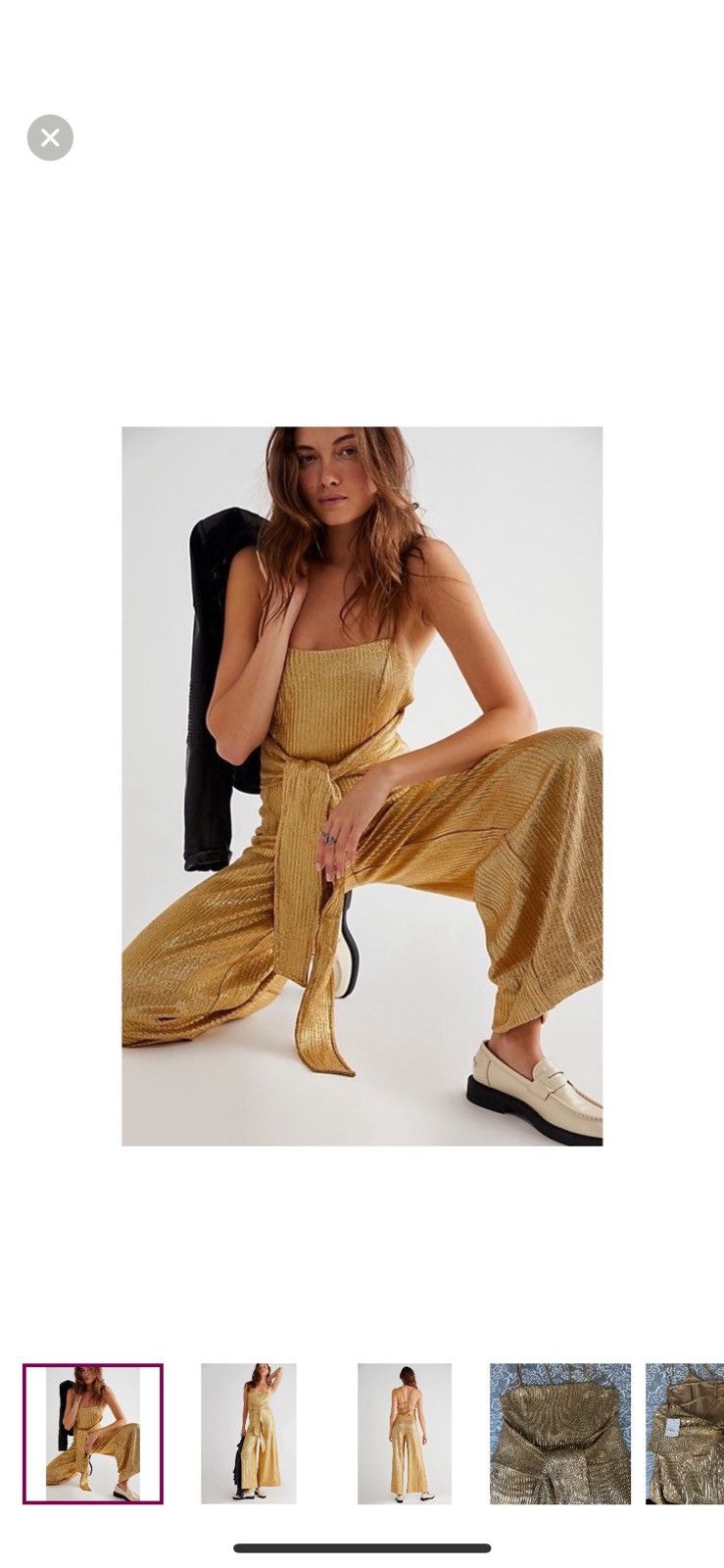 Free People Free people shimmer and shine jumpsuit Size 32" / US 10 / IT 46 - 3 Thumbnail