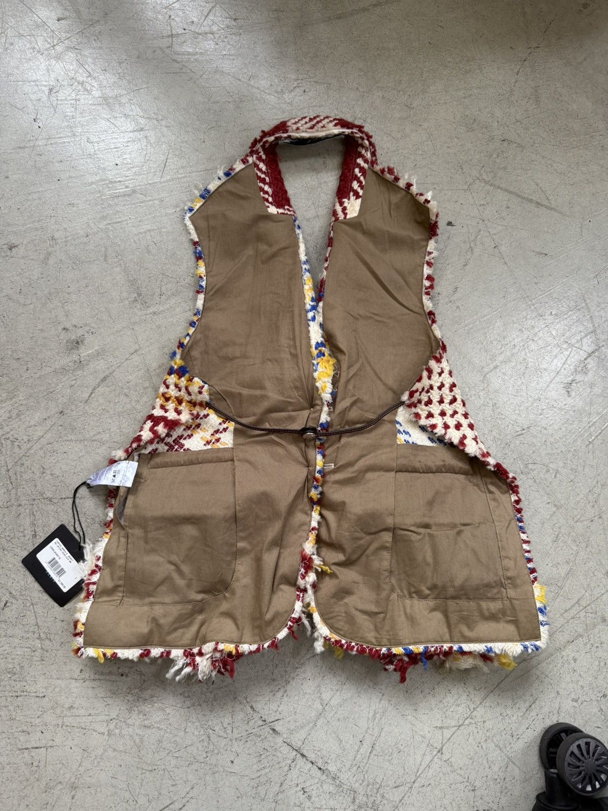 Lanvin Lanvin F/W 19 Tweed Backless Vest Size S / US 4 / IT 40 - 3 Thumbnail