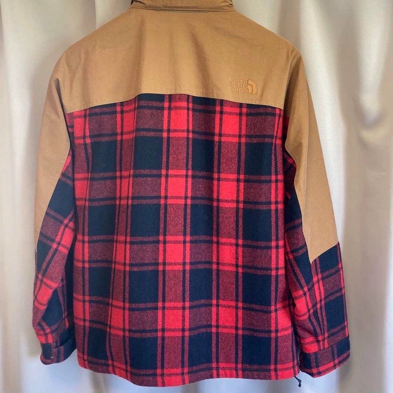 Junya Watanabe Junya Watanabe North Co-branded Plaid Stitching Wool Jacke Size US S / EU 44-46 / 1 - 2 Thumbnail