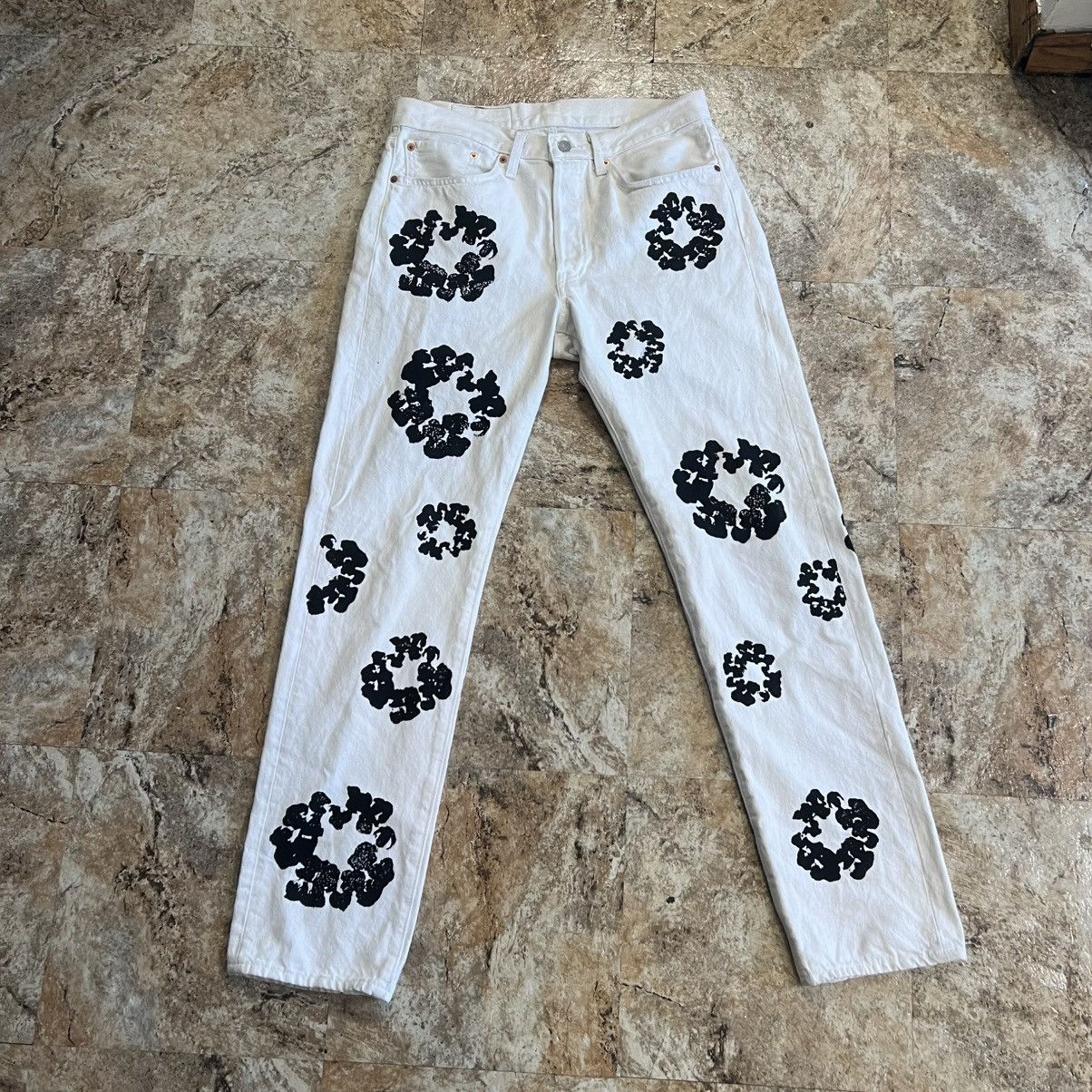 DENIM TEARS Denim Tears Cotton Wreath Pants Size US 31 - 1 Thumbnail