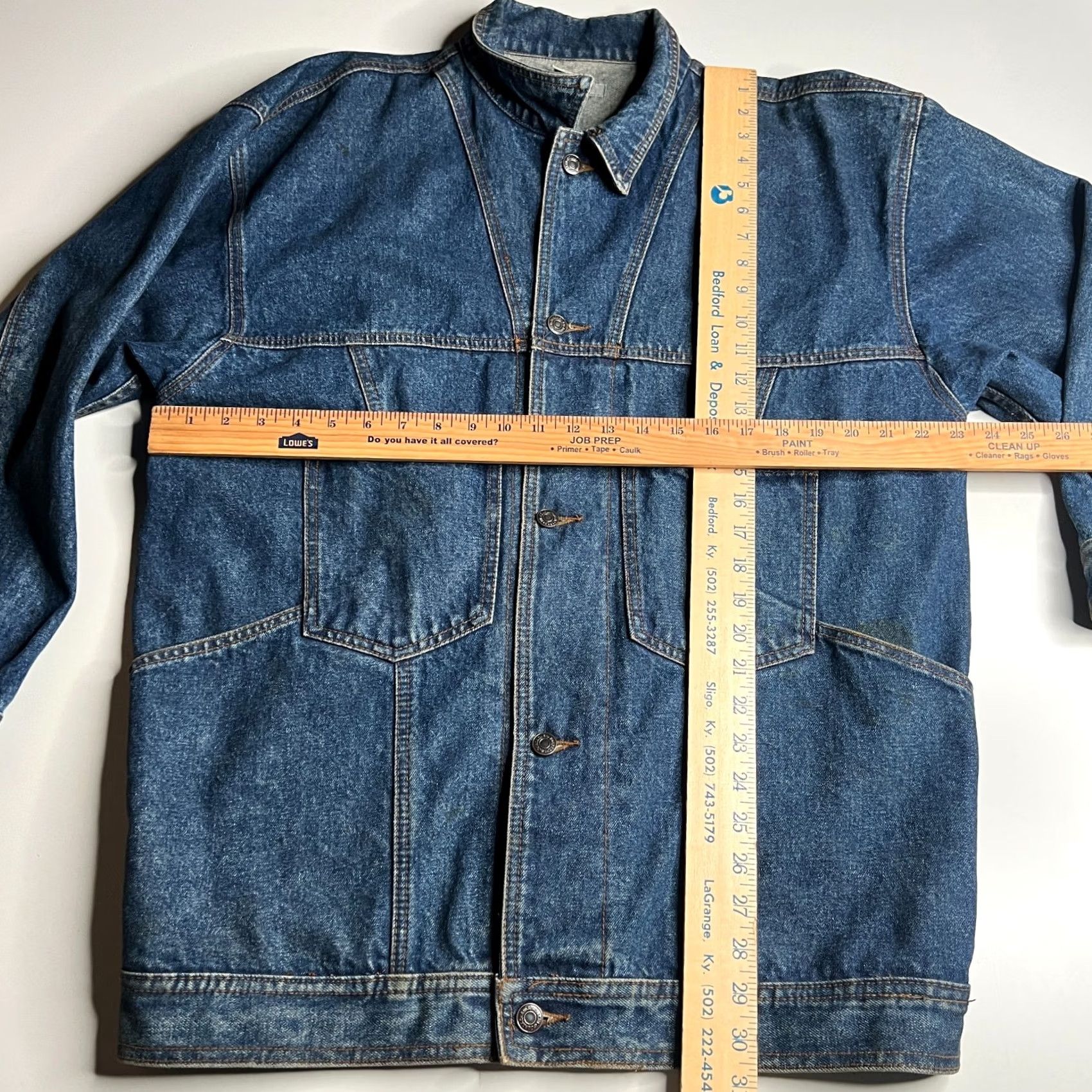 Jordache VINTAGE Jordache Denim Chore Jacket Men L Blue 80s 90s Military Jacket Casual "Jordache" Shirt? Size US L / EU 52-54 / 3 - 3 Thumbnail