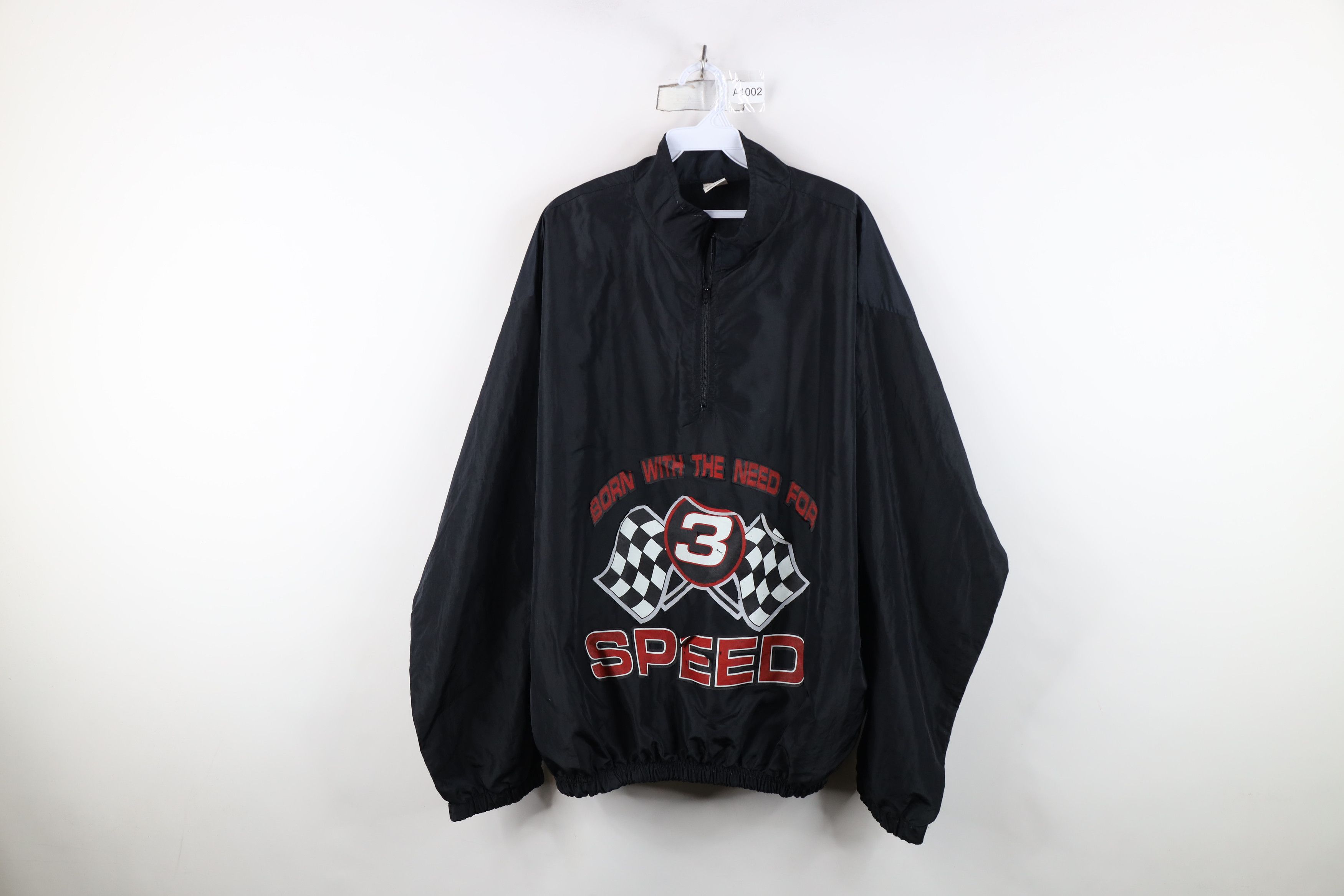 Vintage Vintage 90s NASCAR Earnhardt Spell Out Pullover Jacket USA Size US XXL / EU 58 / 5 - 1 Thumbnail