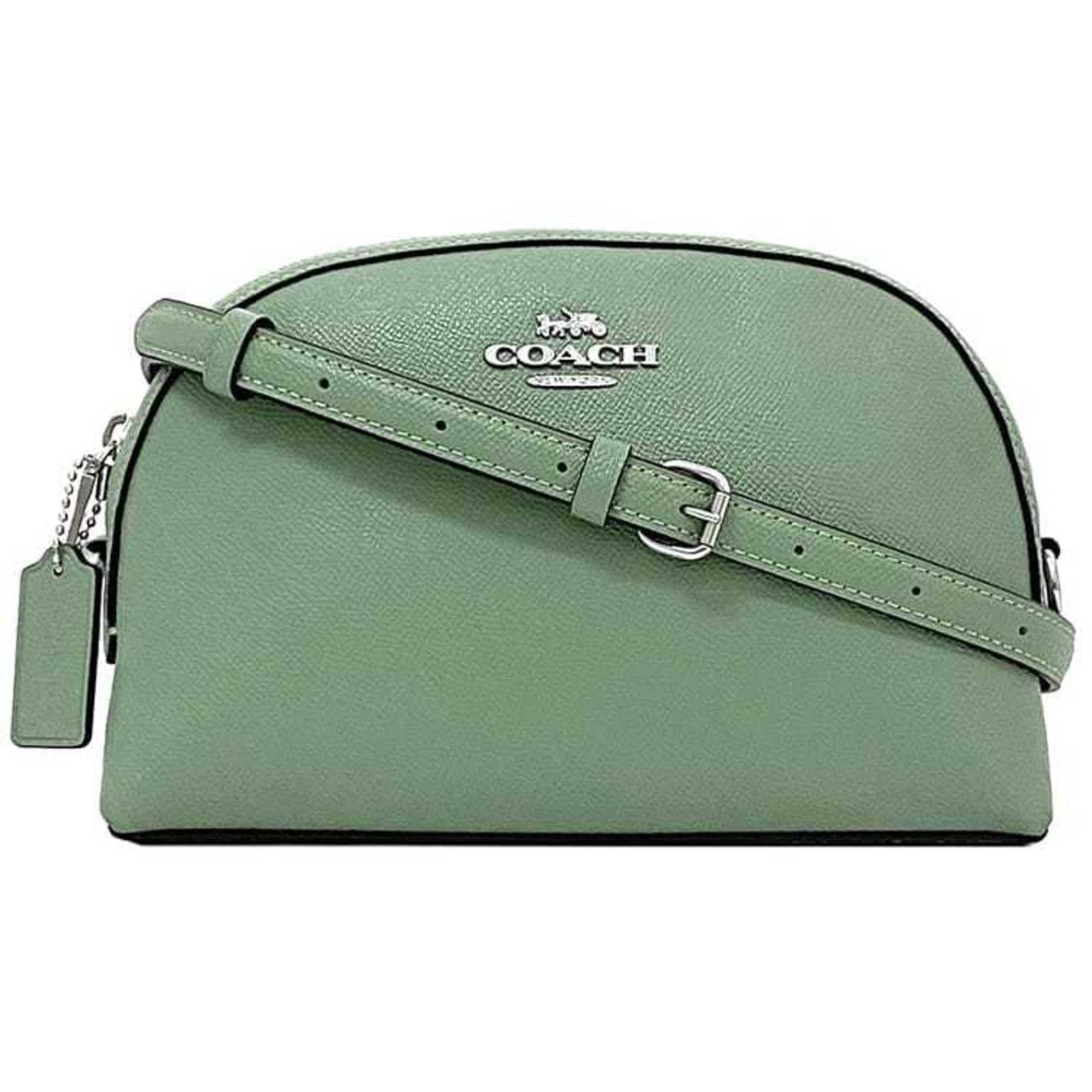 Coach Shoulder Bag Ec-22444 Light Green Cr348 Leather Coach Crossbody Women's