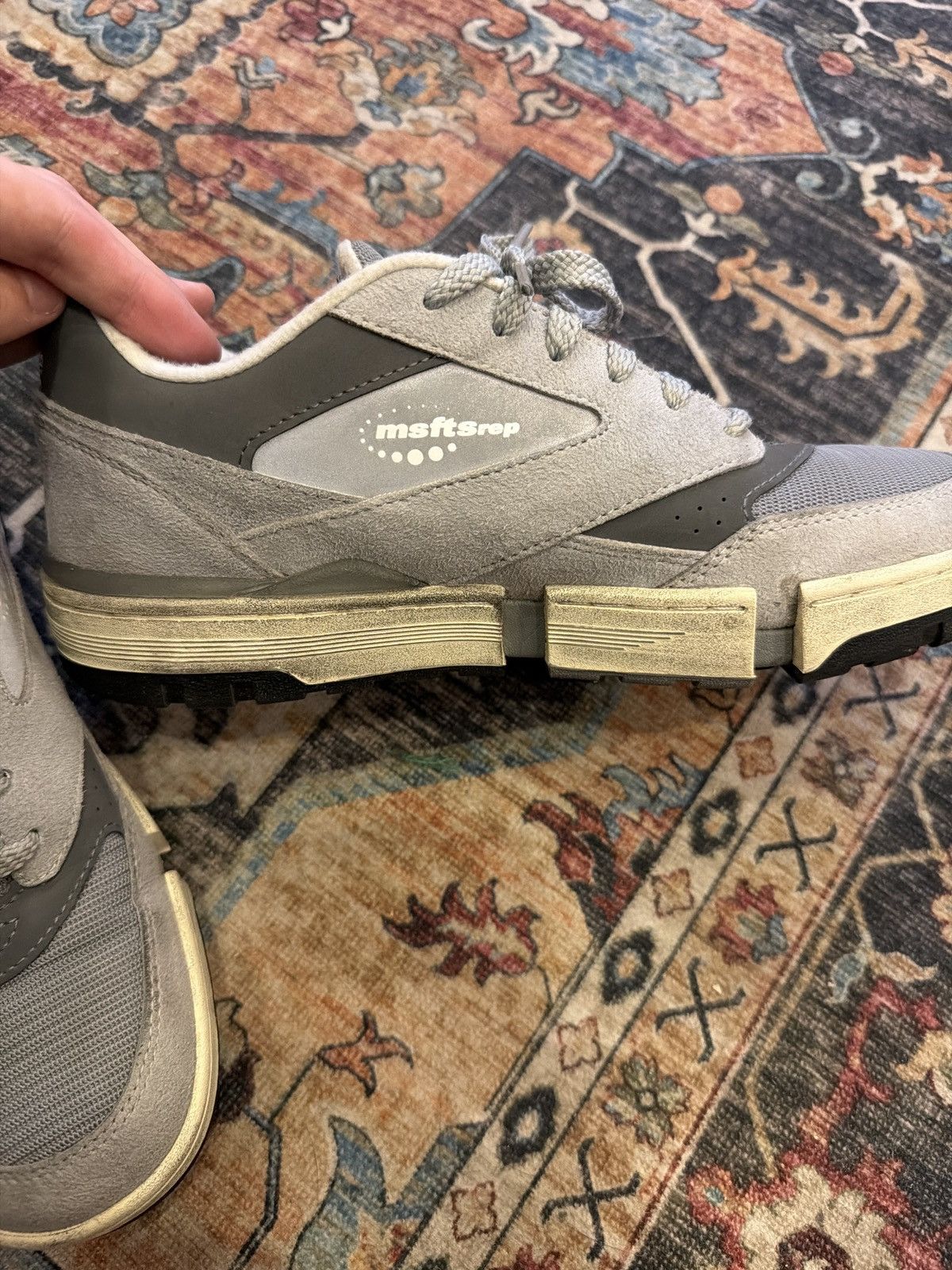 New Balance Jaden Smith MSFTS x New Balance .01 Suede Skate Sneakers Size US 8.5 / EU 41-42 - 2 Thumbnail