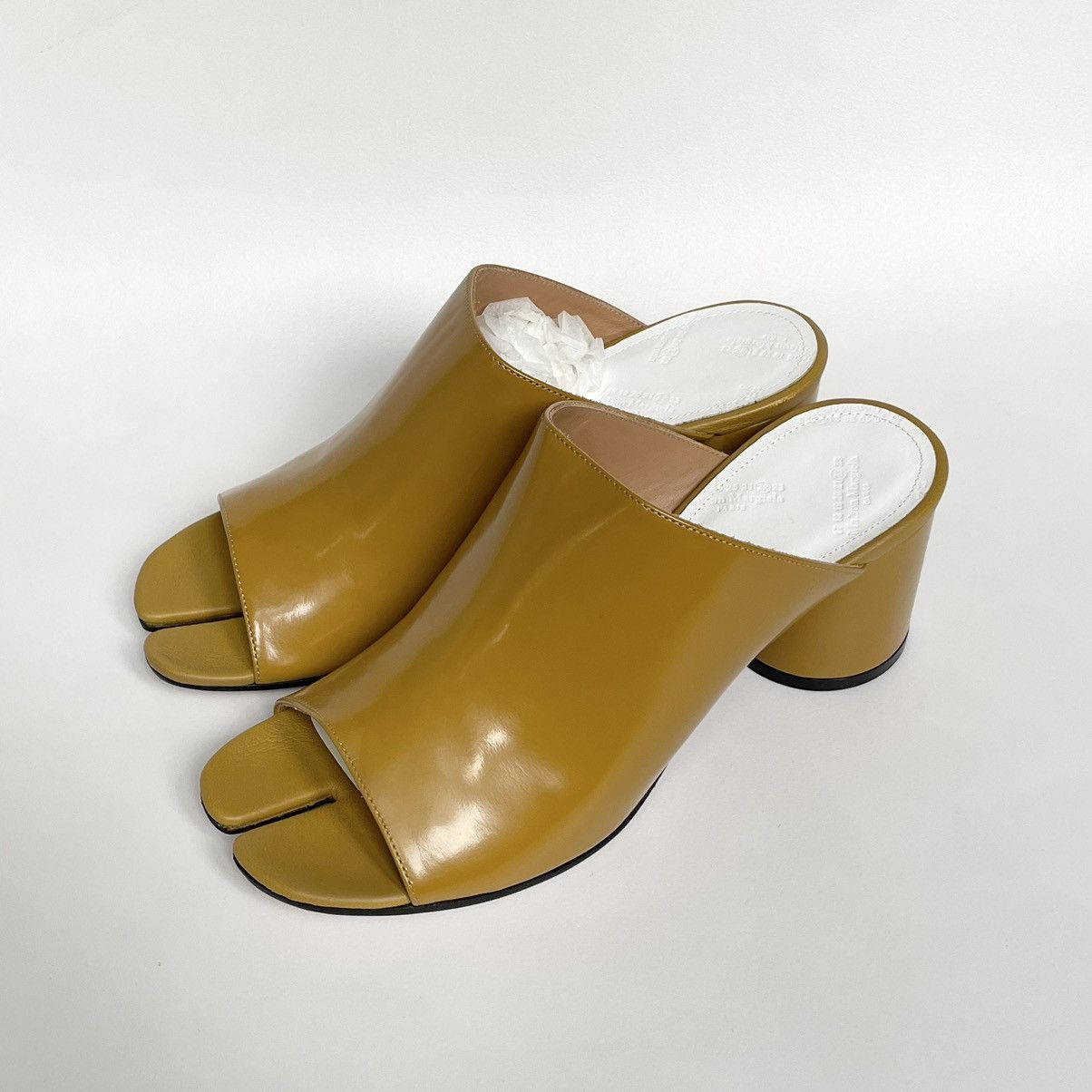 Maison Margiela S/S 21 Leather Tabi Sandals Size US 9 / IT 39 - 3 Thumbnail