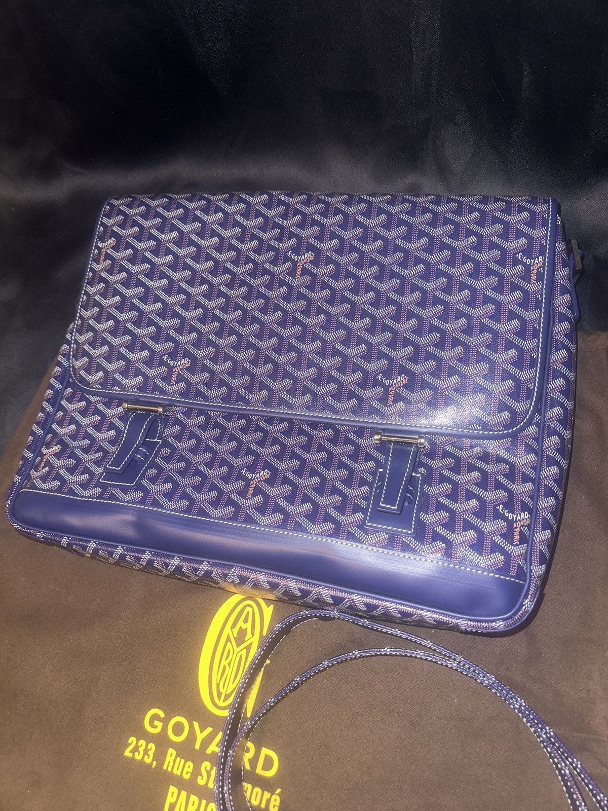 Goyard Grand Bleu GM Discotinued ‘Royal Blue/Navy’ Size ONE SIZE - 4 Thumbnail