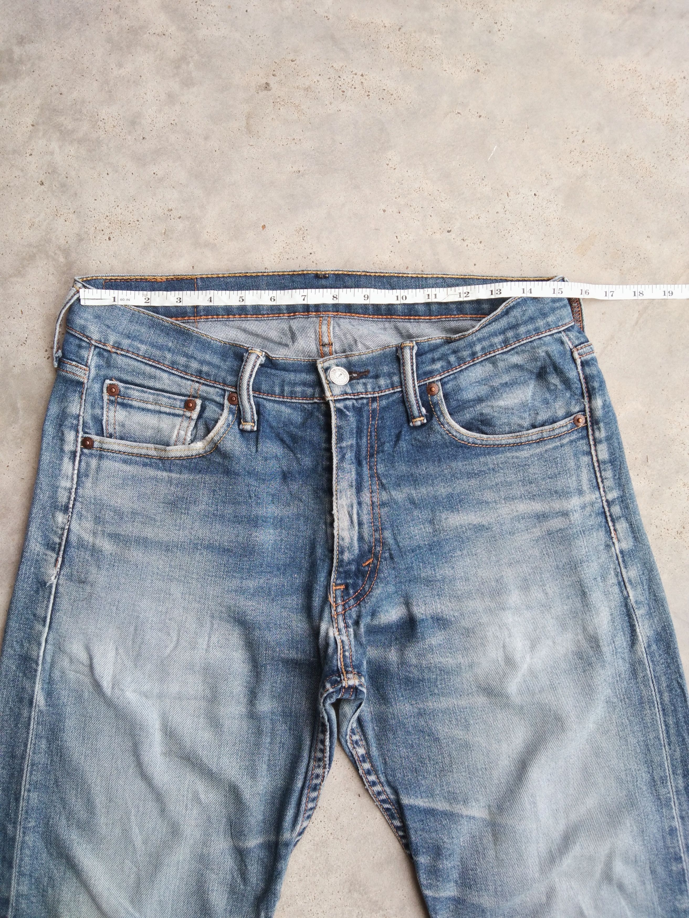 Levi's Vintage Levi's Jeans 513 Faded Blue Distressed Denim Size US 30 / EU 46 - 5 Thumbnail