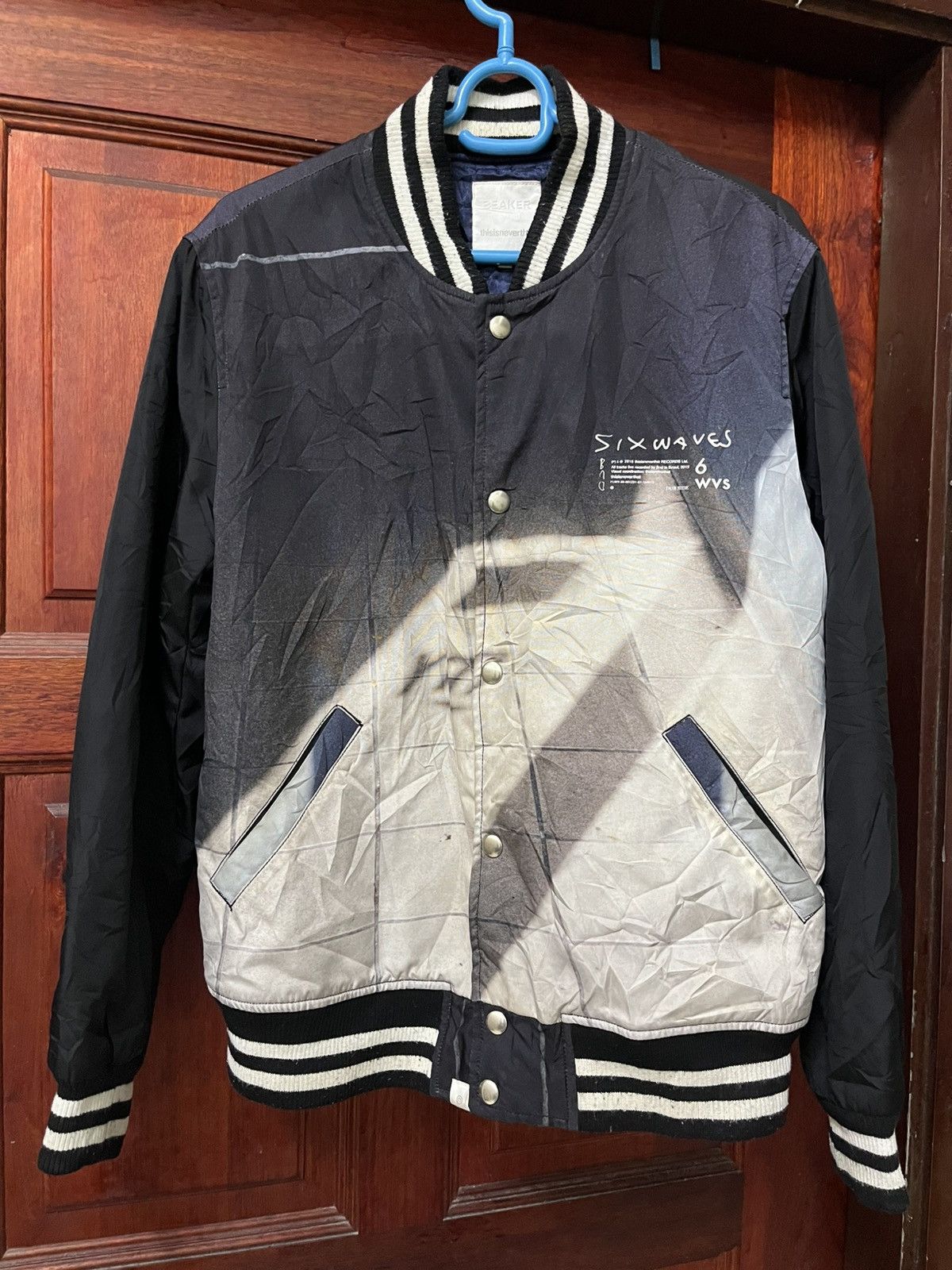 thisisneverthat RARE thisisneverthat x BEAKER "Six Waves" Varsity Jacket Size US S / EU 44-46 / 1 - 3 Thumbnail
