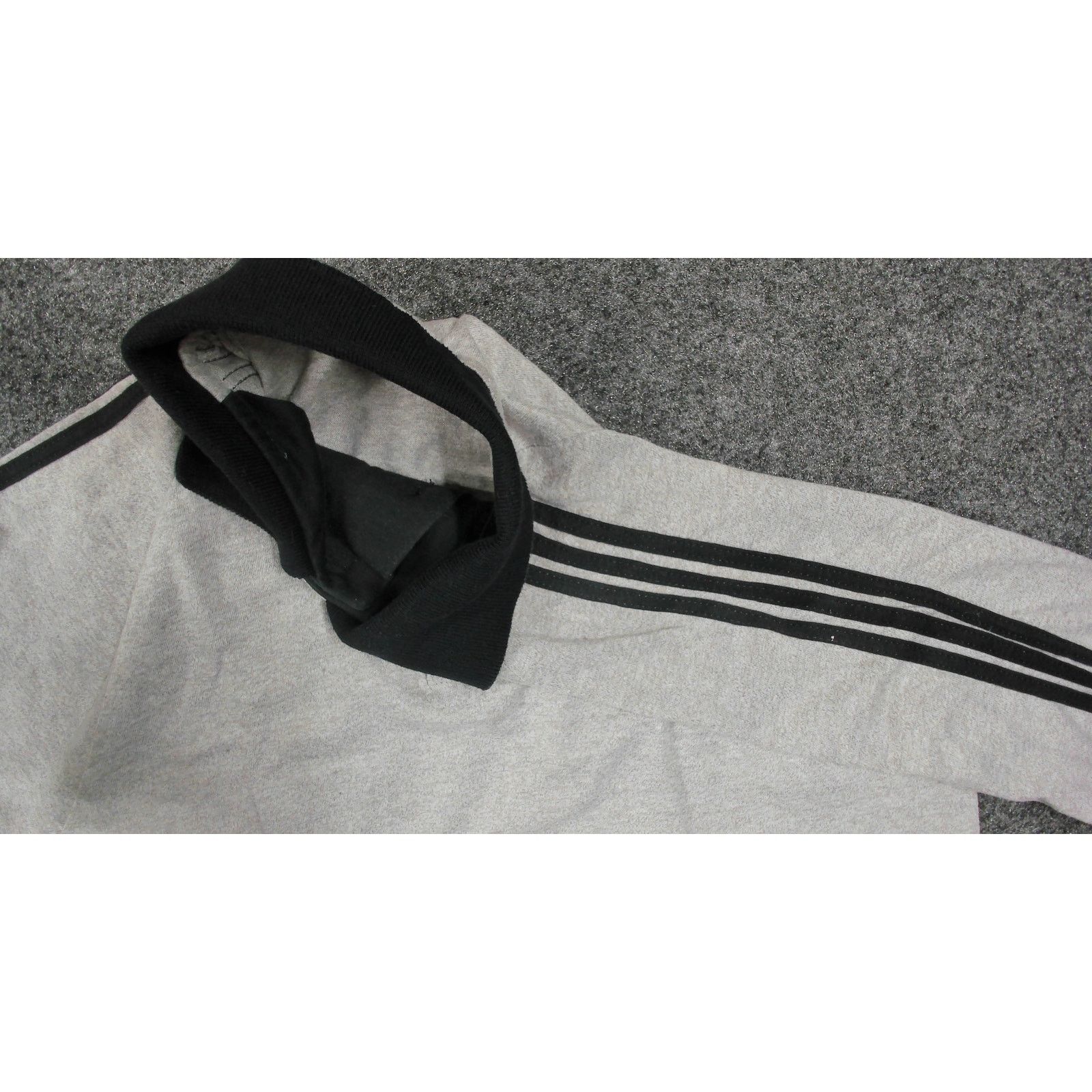 Fruit Of The Loom 80s FOTL Indie Sleaze Striped Raglan Polo Shirt Size US S / EU 44-46 / 1 - 10 Thumbnail