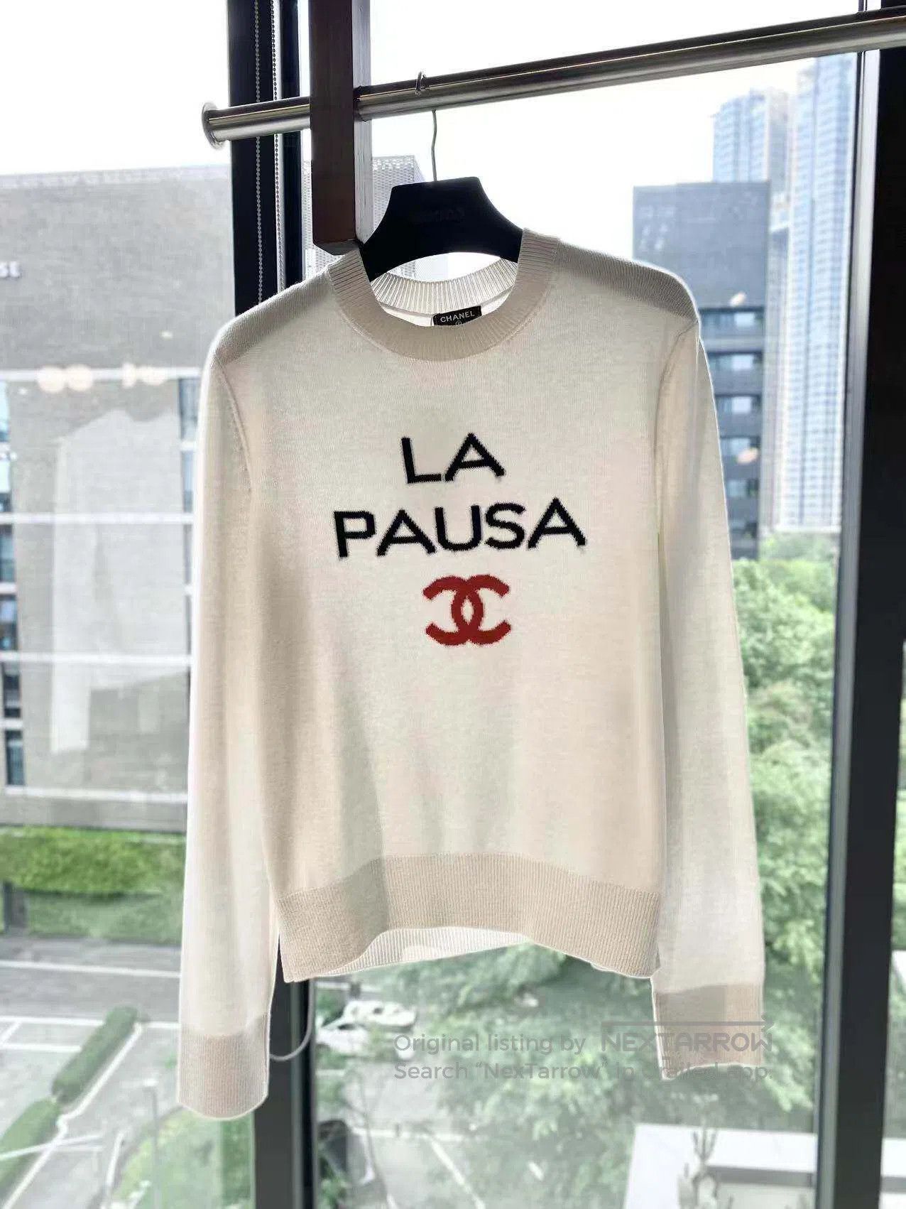 Chanel Chanel Cashmere Logo Knit Sweater| Size XS / US 0-2 / IT 36-38 - 2 Thumbnail