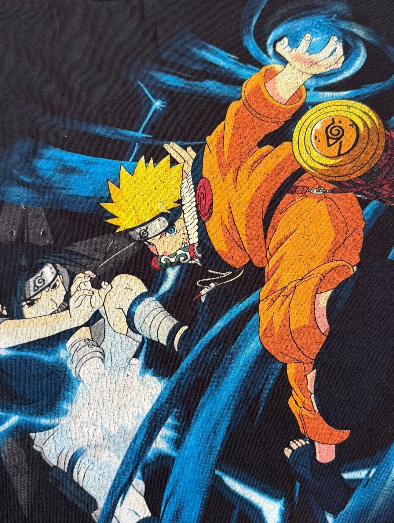 Japanese Brand × Vintage Rare Vintage - XL - Naruto vs Sasuke Shippuden T Shirt Size US XL / EU 56 / 4 - 5 Thumbnail