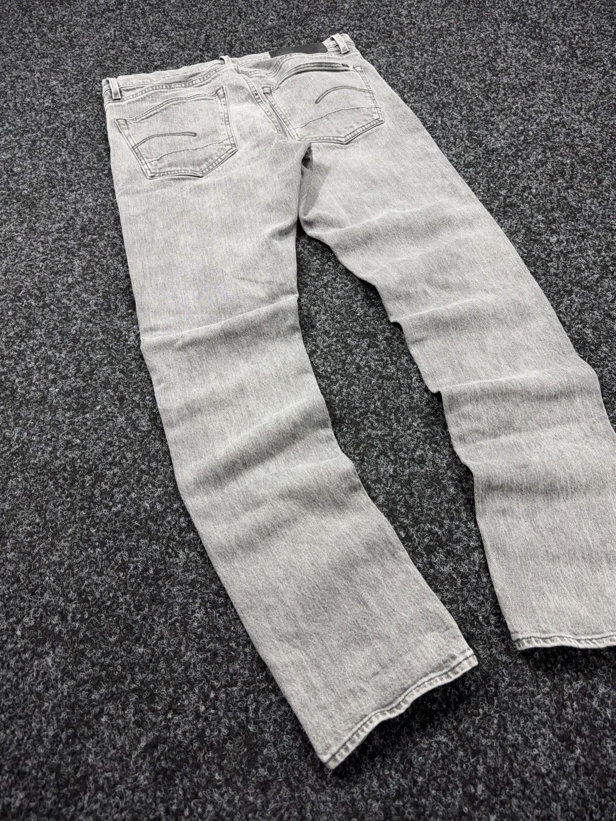 G-Star Y2K G-Star RAW 3301 Slim Faded Grey Denim Jeans W32 L32 Size US 32 / EU 48 - 11 Thumbnail