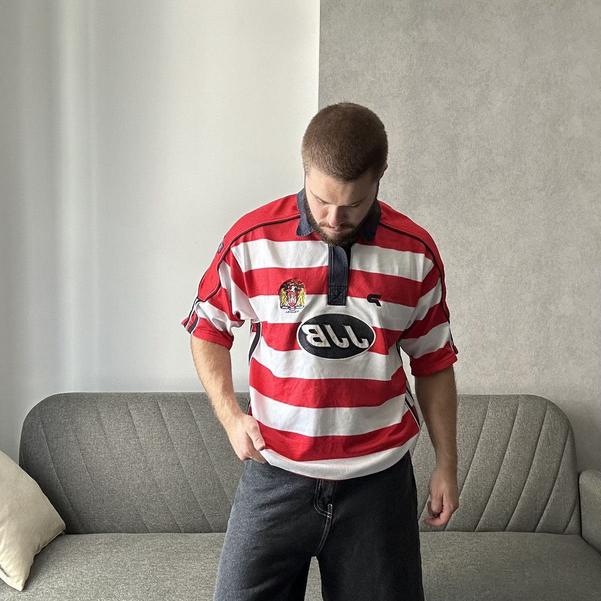 Hypebeast Vintage Patrick Polo JJBAncient and Loyal Wigan R.I T-shirts Size US L / EU 52-54 / 3 - 2 Thumbnail