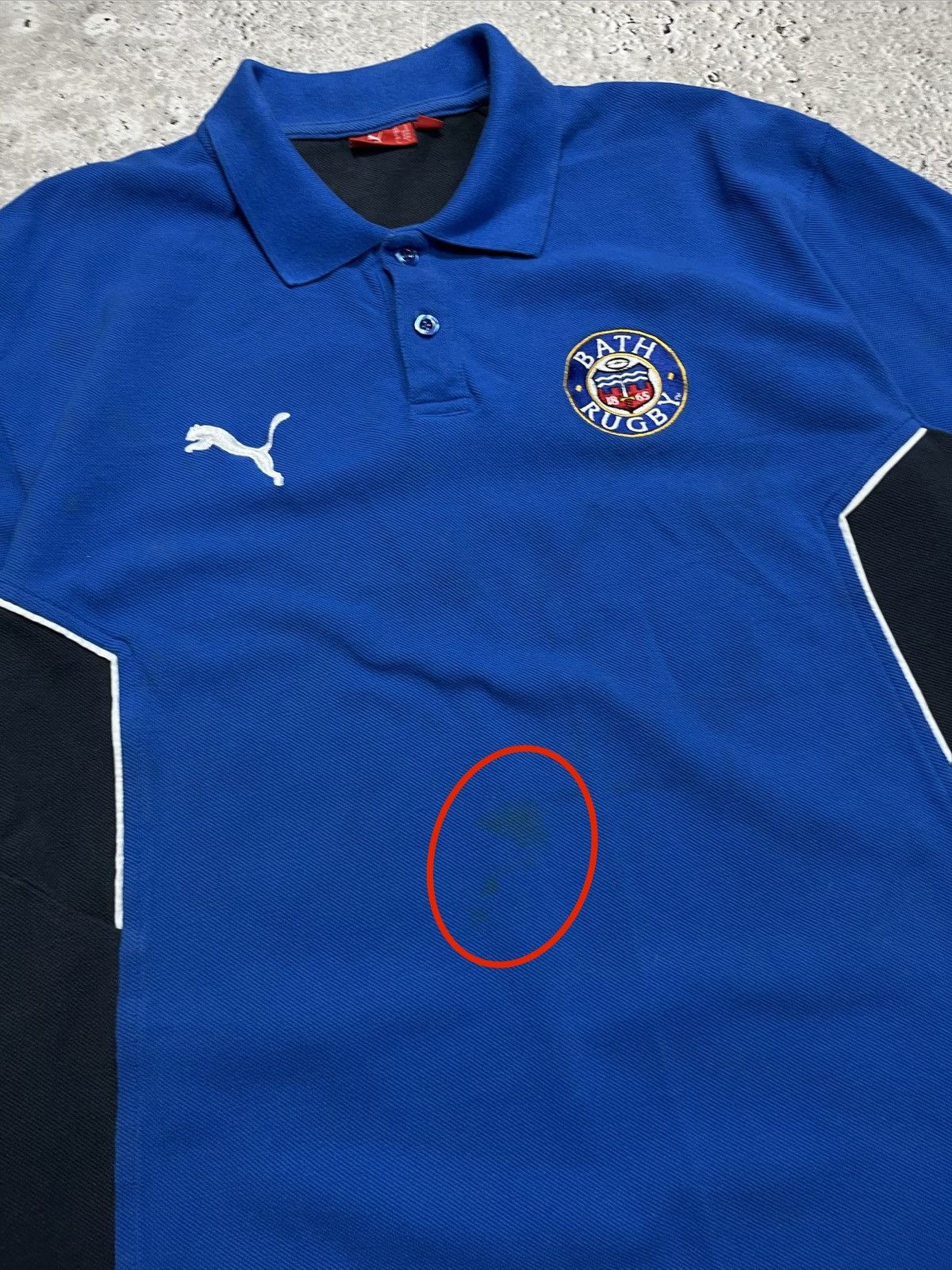 Puma Puma Bath Rugby Polo Shirt Blue Men Size L Sports Jersey Tee Size US L / EU 52-54 / 3 - 5 Thumbnail