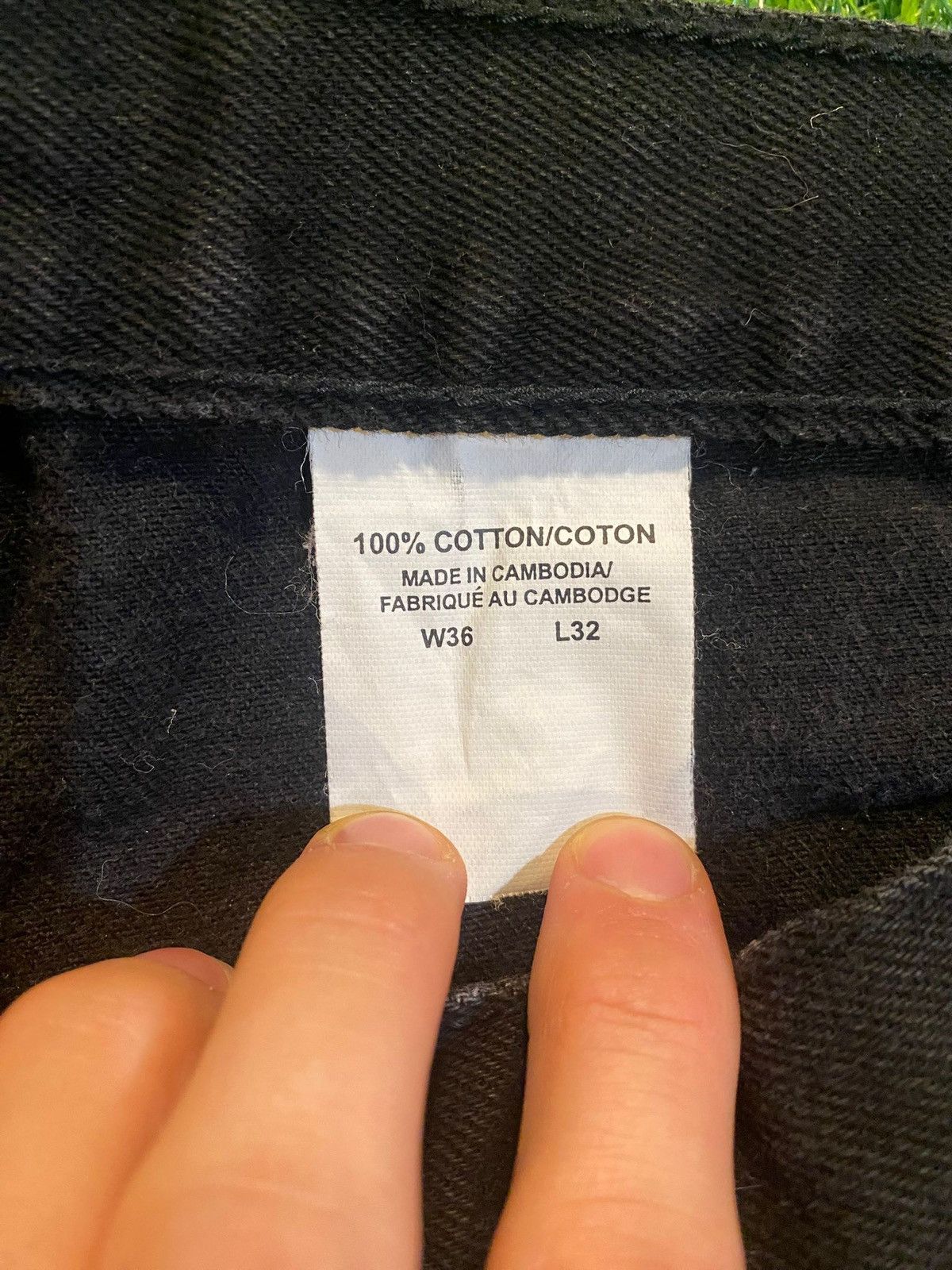 Levi's Levis strauss & co black jeans orange tabs pants size 36x32 Size US 36 / EU 52 - 5 Thumbnail