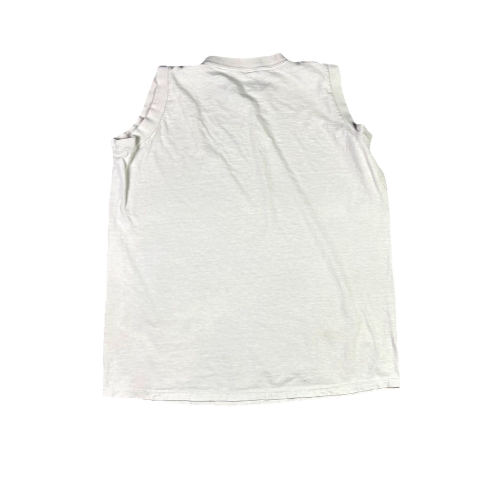 Levi's VINTAGE Levi's Women Sleeveless Shirt Ride The Tide Alice in Wonderland 90s Cropped Tank White Medium Size M / US 6-8 / IT 42-44 - 2 Thumbnail