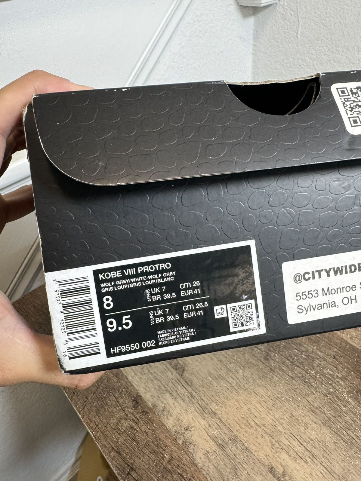 Nike Nike Kobe 8 Protro Men's Sneakers Wolf Grey Men's Size 8 Size US 8 / EU 41 - 9 Thumbnail