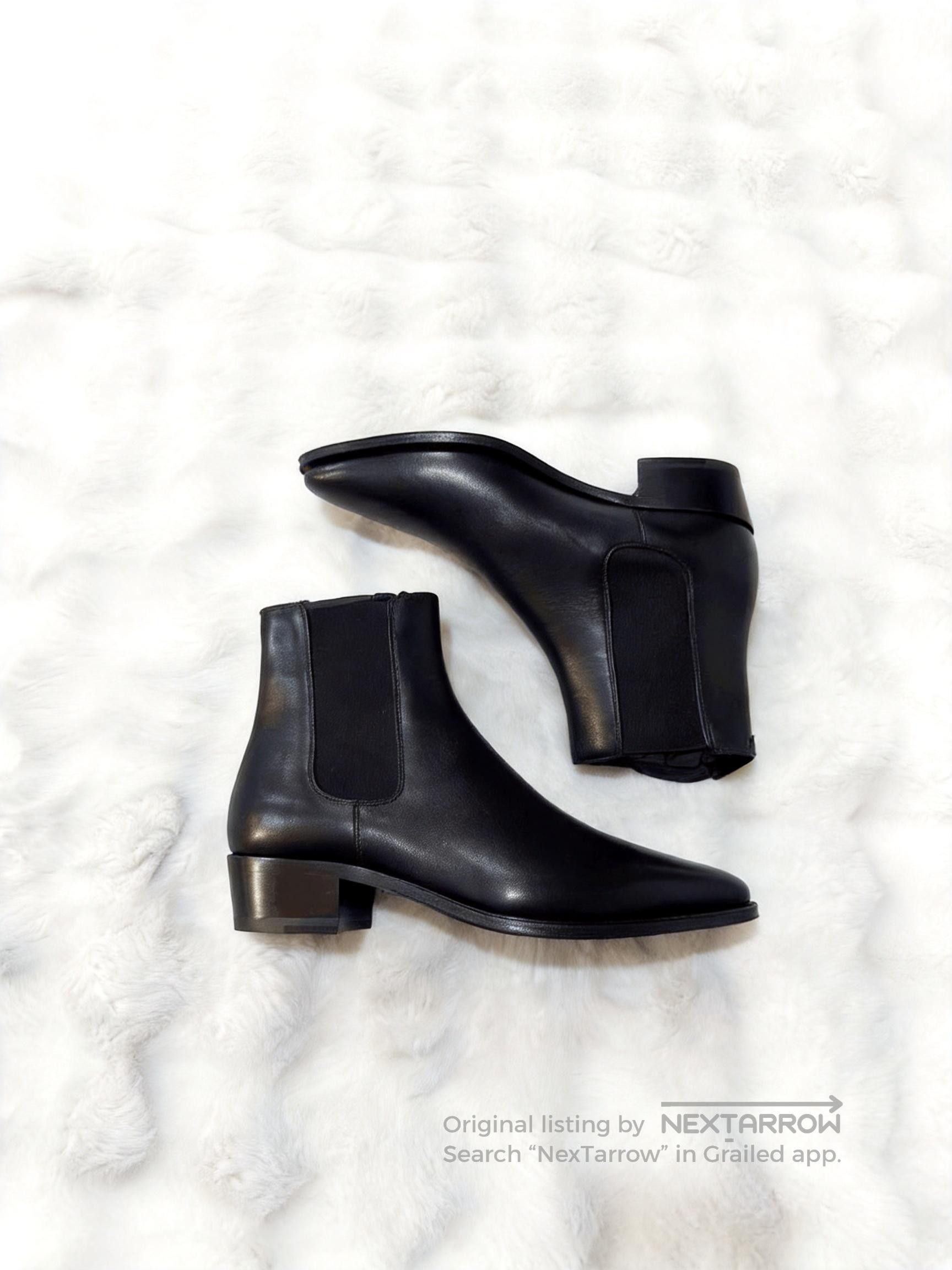 Celine × Hedi Slimane 19SS 40mm Python Jacno Zipped Boots sz41.5