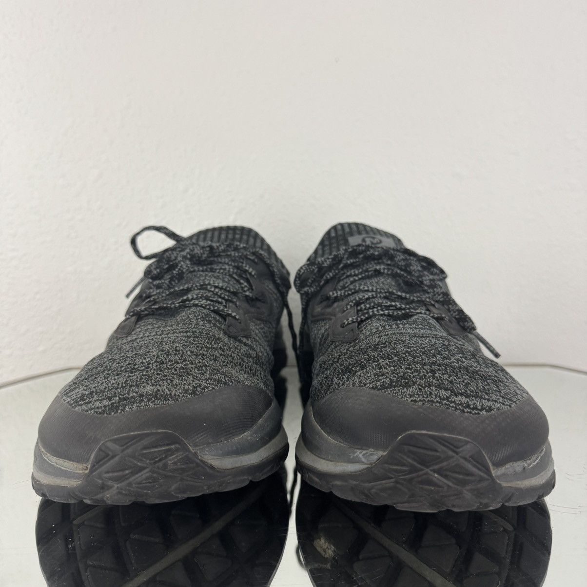 Merrell MERRELL Mens Black Grey Knit Mag-9 Vibram Running Sneakers Size US 14 / EU 47 - 7 Thumbnail