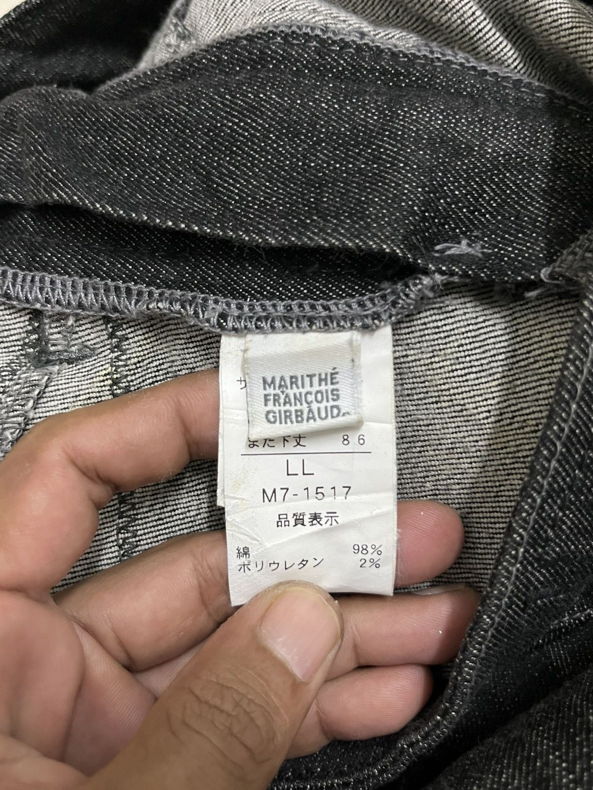 Marithe + Francois Girbaud Le Jean De MFG Multi Zipper Jeans Straight Cut W37 Size US 37 - 9 Thumbnail