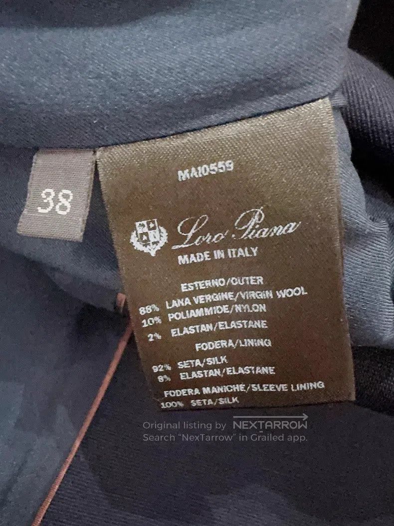 Loro Piana Loro Piana Dark blue wool coat Size XS / US 0-2 / IT 36-38 - 5 Thumbnail