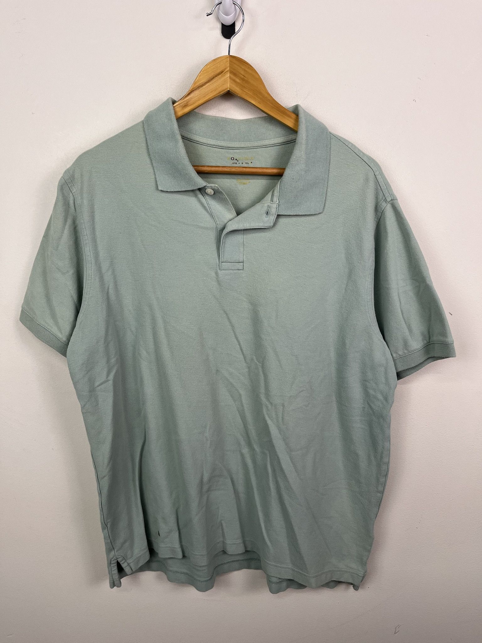 Polo Ralph Lauren × Vintage Vintage Sonoma Quarter Button Up Collard Blank Polo Style Shirt Size L Size US L / EU 52-54 / 3 - 1 Thumbnail