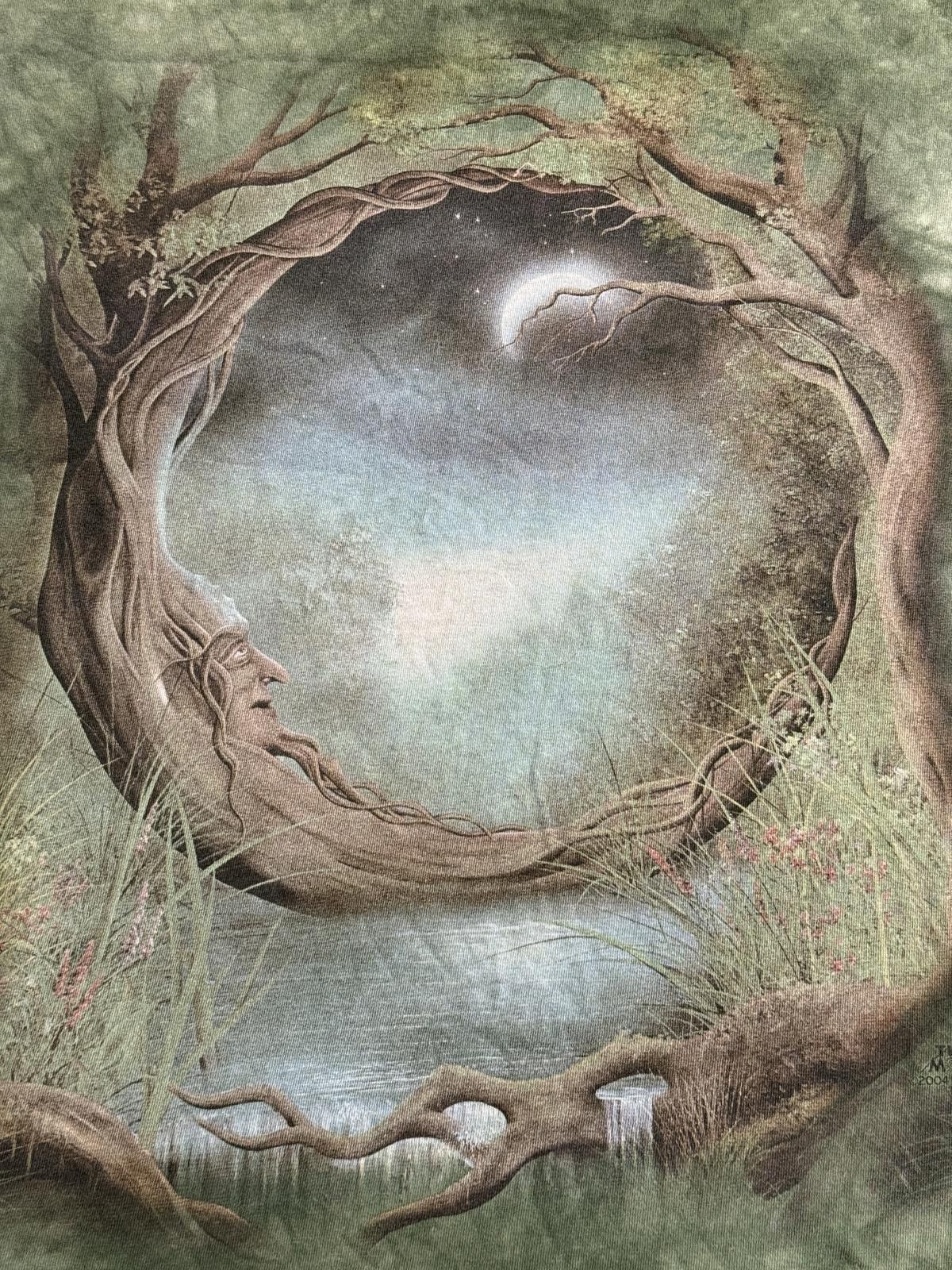 The Mountain Vintage The Mountain Crescent Moon Tree T-shirt Tie Dye XL Size US XL / EU 56 / 4 - 3 Thumbnail