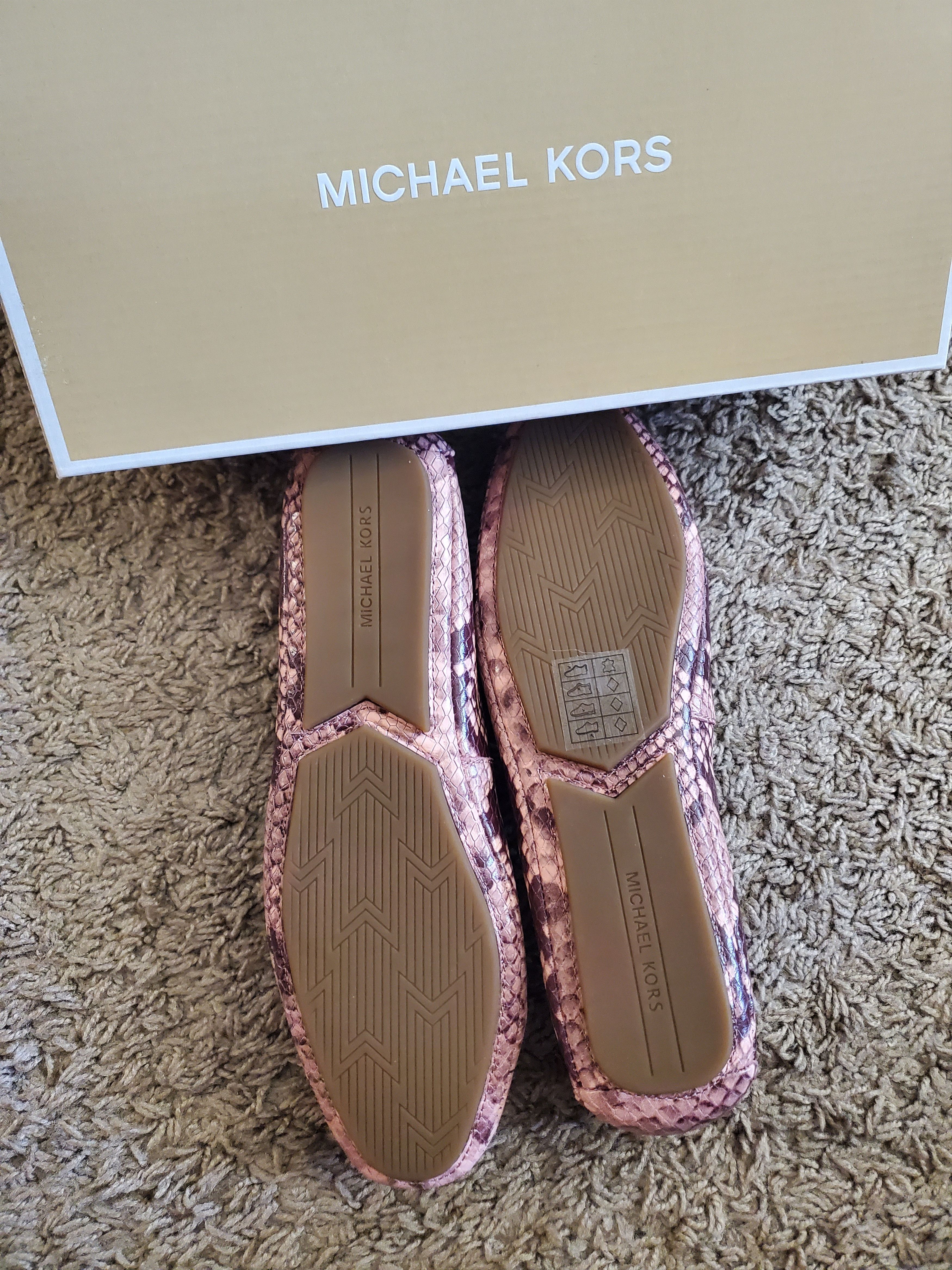 Michael Kors *Brand New* Michael Kors Leather Snake Embossed Lillie Flats Size US 6.5 / IT 36.5 - 4 Thumbnail
