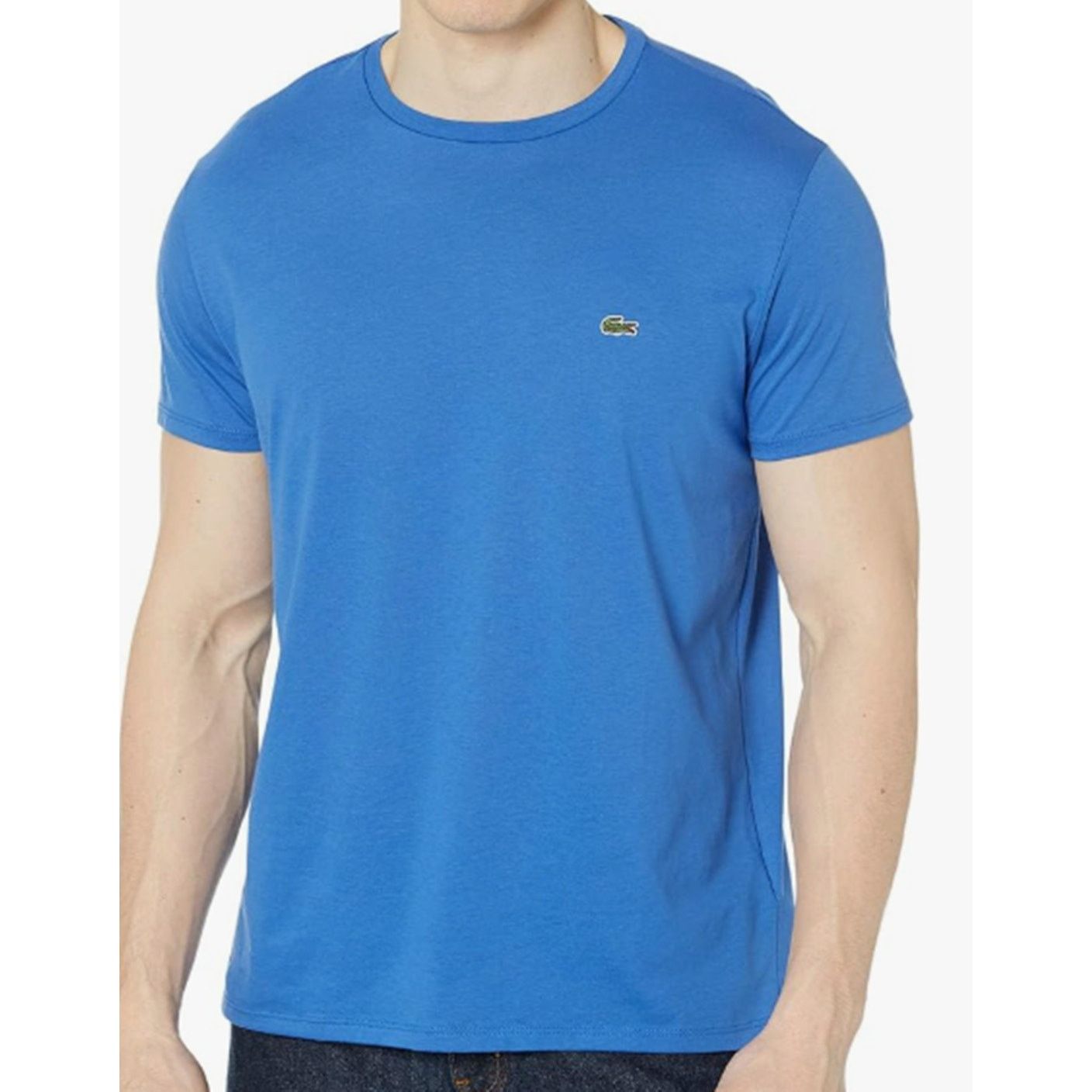 Lacoste Lacoste Men's Crew Neck Pima Cotton Jersey T-Shirt Kingdom S Size US S / EU 44-46 / 1 - 1 Thumbnail