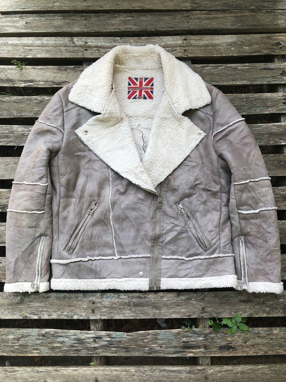 Vintage Vintage Re'mount Clothing Shearling Leather Jacket Size US M / EU 48-50 / 2 - 1 Thumbnail