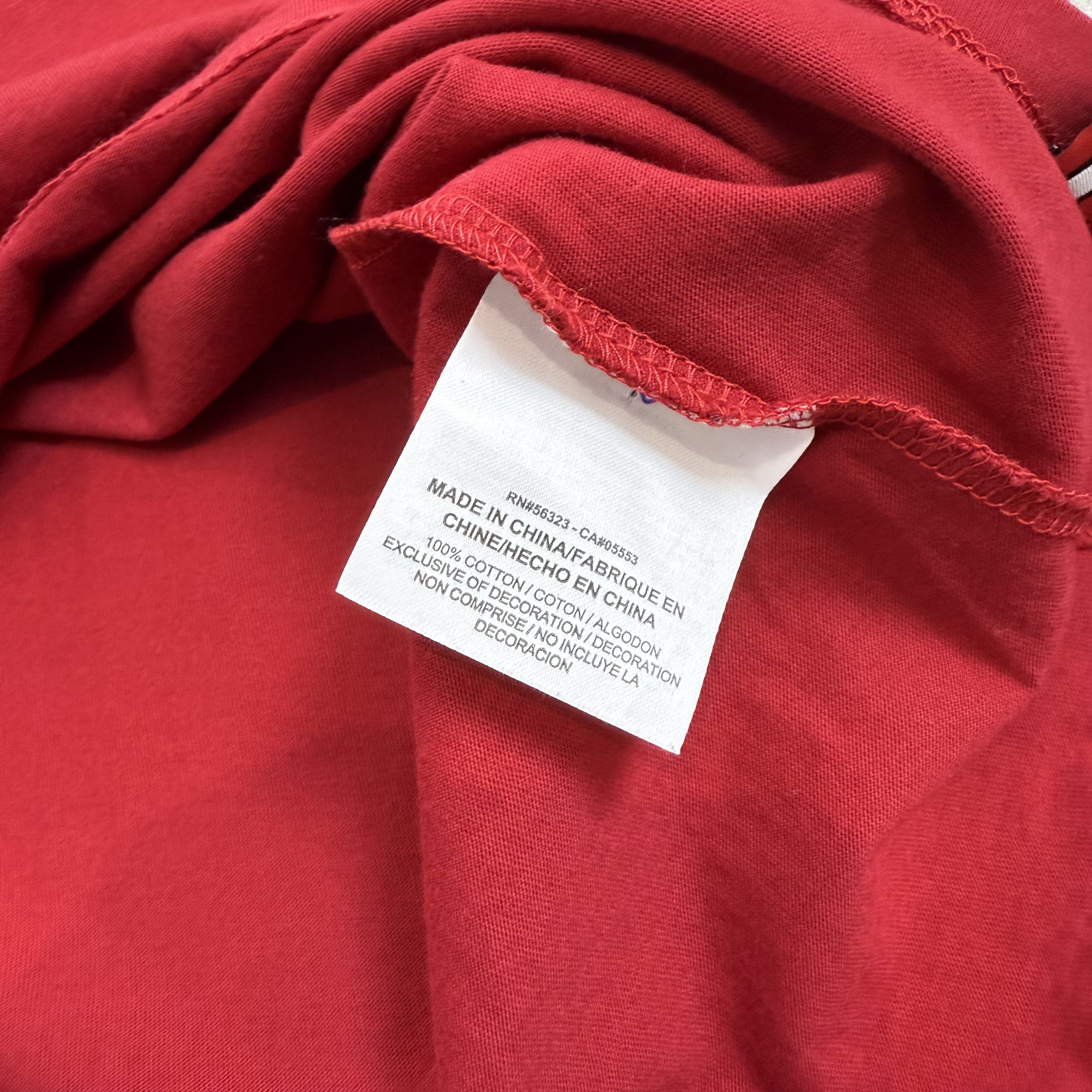 Jordan Brand Jordan Red Graphic Tee Shirt Size US L / EU 52-54 / 3 - 10 Thumbnail