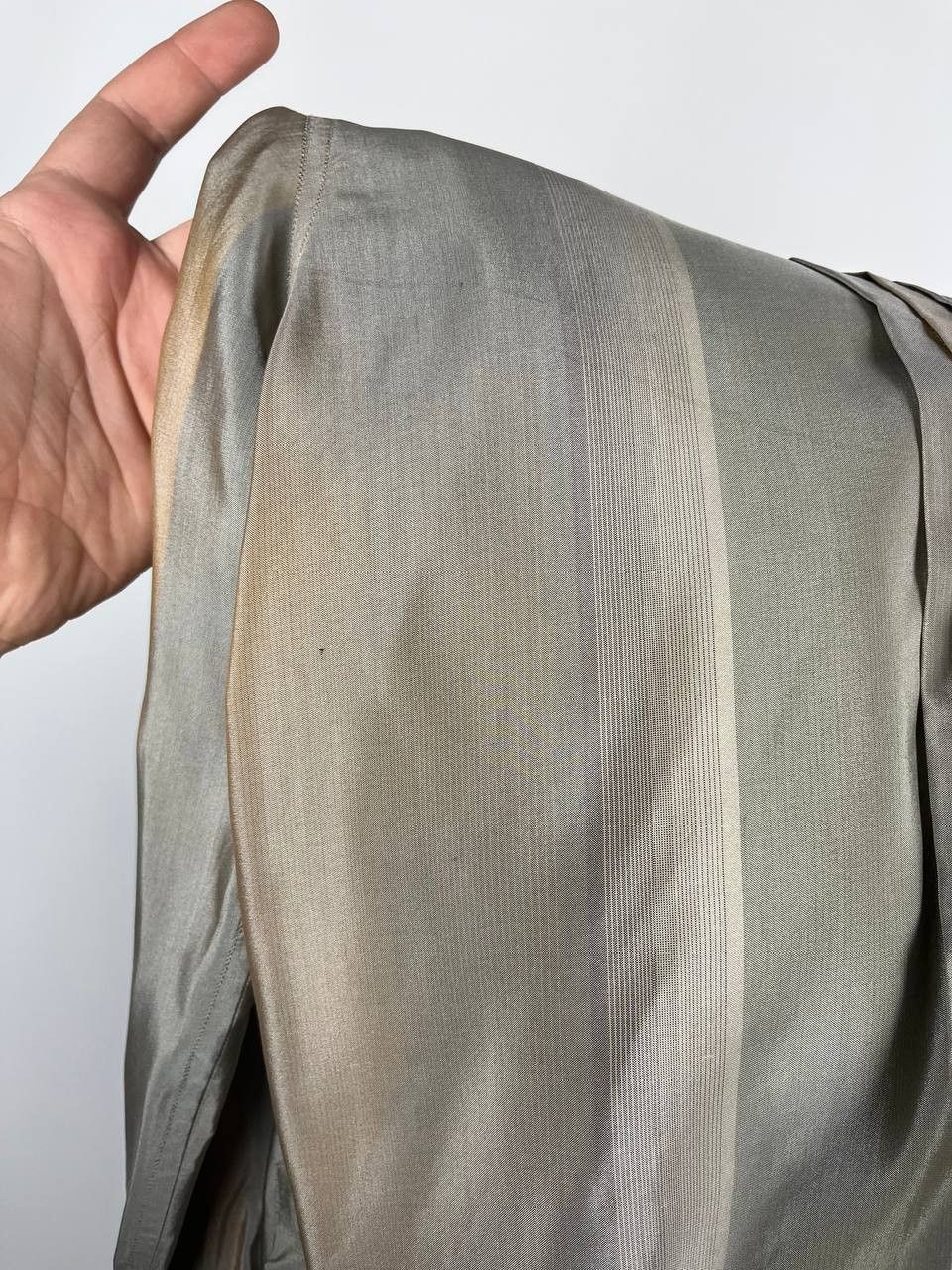 Jil Sander Jil Sander 100% Silk Striped Blouse Shirt Long Sleeve Size M / US 6-8 / IT 42-44 - 6 Thumbnail