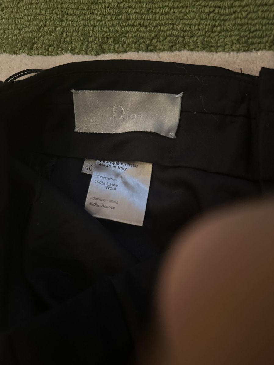 Dior Dior Straight Fit Dress Pants Size 46R - 4 Thumbnail