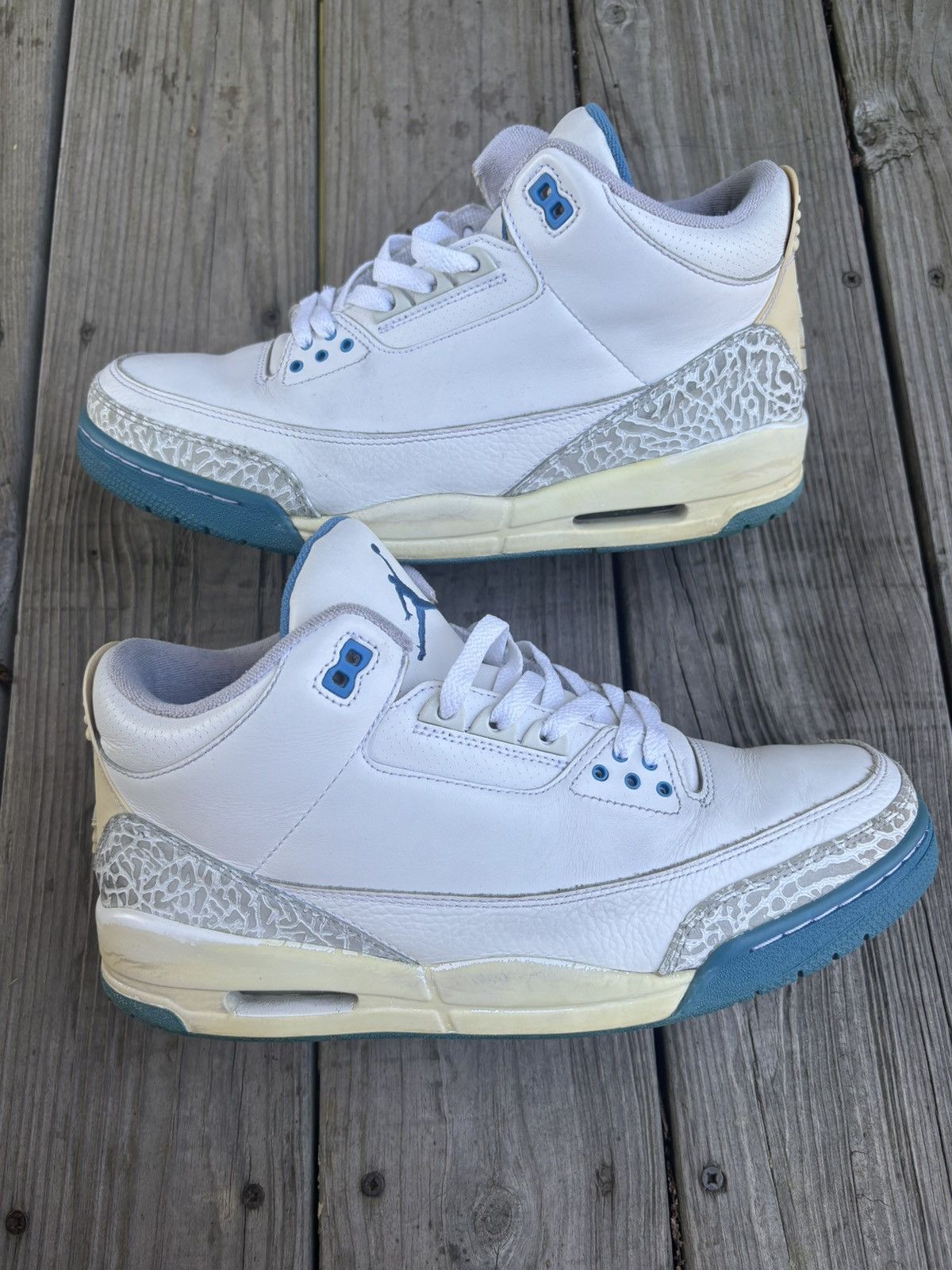 Jordan Brand 2007 Jordan 3 Harbor Blue Size US 11.5 / EU 44-45 - 2 Thumbnail