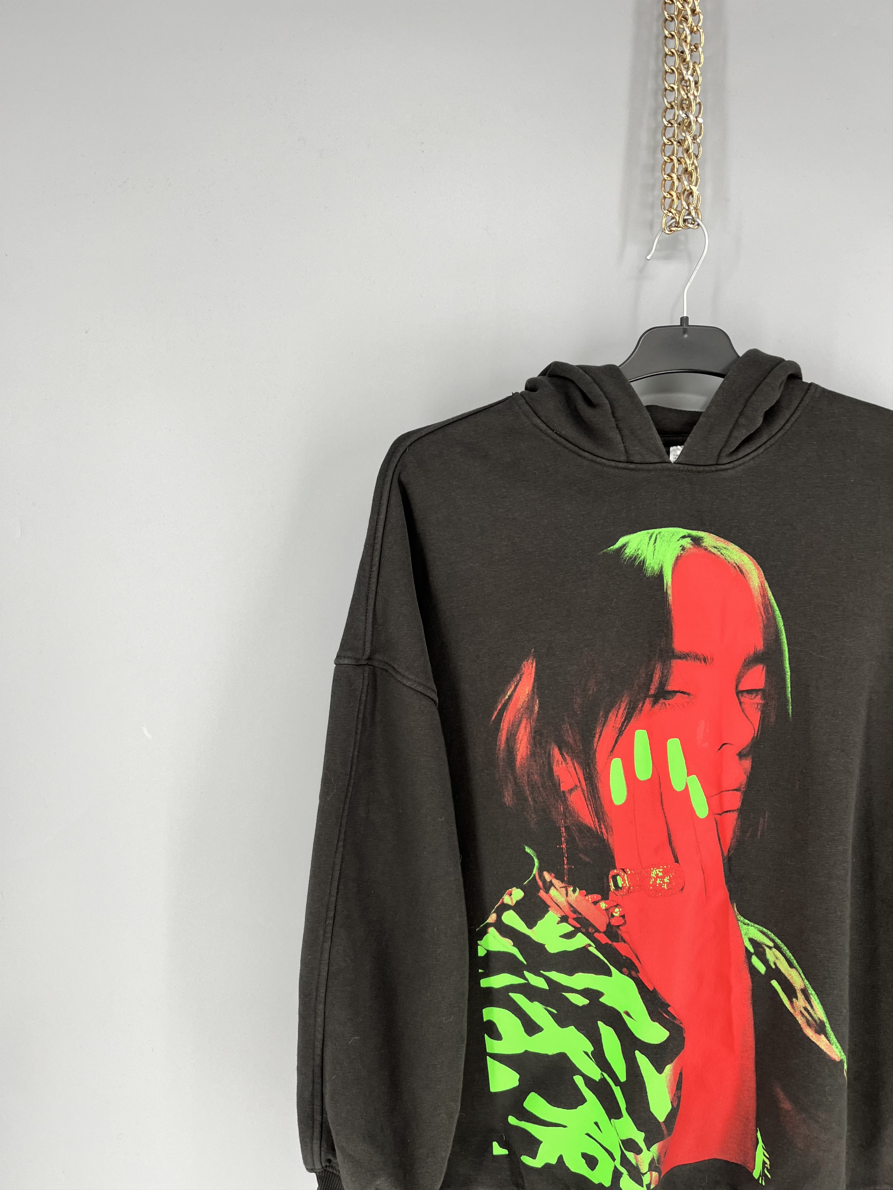 Billie Eilish Vintage Y2K Billie Eilish Oversize Hoodie Size:S Size US S / EU 44-46 / 1 - 4 Thumbnail