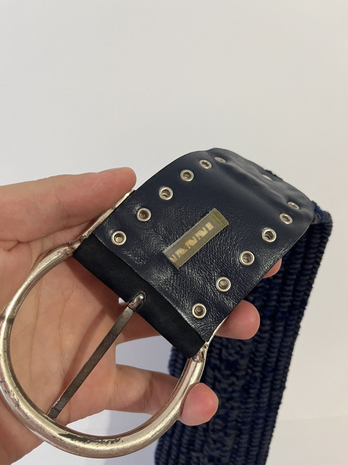 Other Nanni Avant Garde Knitted Crazy Glamour Belt Made in Italy Size ONE SIZE - 5 Thumbnail