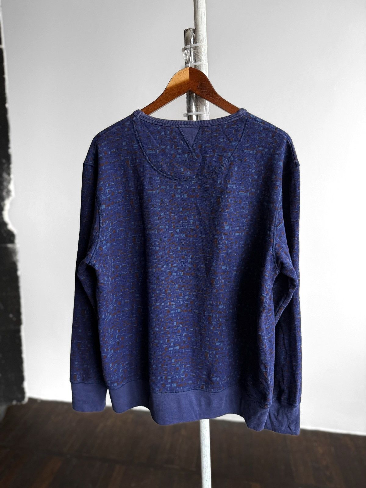 Barbour Barbour White Mountaineering Mens Blue Crewneck Sweatshirt Size US L / EU 52-54 / 3 - 2 Thumbnail