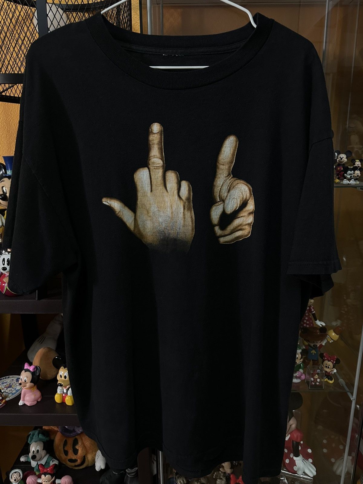 Band Tees × Other × Vintage RARE VINTAGE F*CK YOU MIDDLE FINGER XL 23/28.5 “ 📲🦾🫡 Size US M / EU 48-50 / 2 - 2 Thumbnail