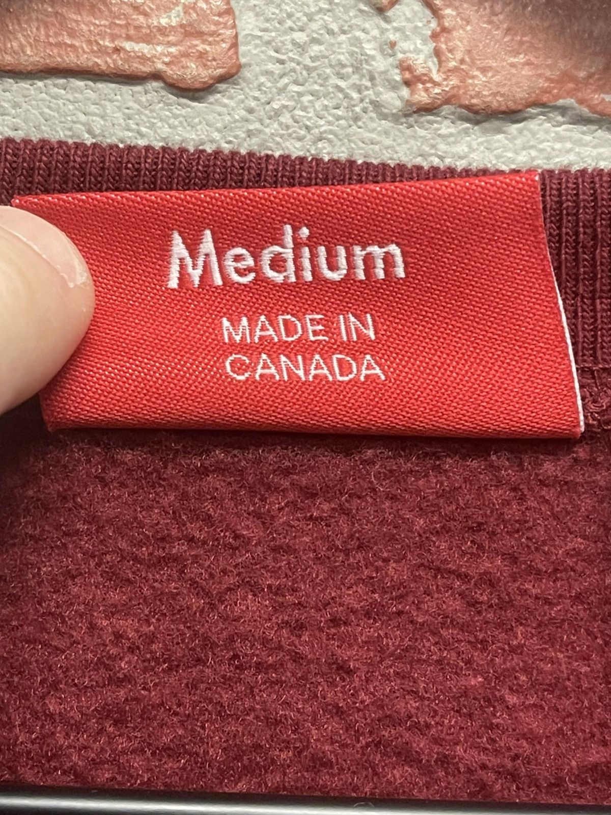Supreme Size M - Supreme Crewneck Red Brand New Size US M / EU 48-50 / 2 - 8 Thumbnail