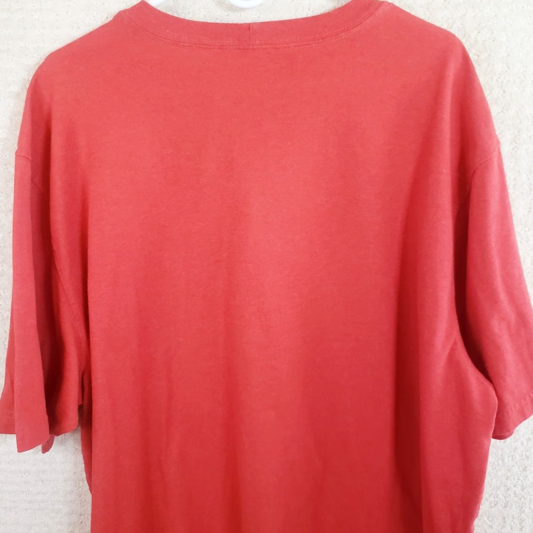 Carhartt Carhartt Pocket Tee Men 2XL Red Short Sleeve Crew Neck Cotton Jersey Logo Pocket Relaxed Fit All Seasons Size US 39 - 7 Thumbnail